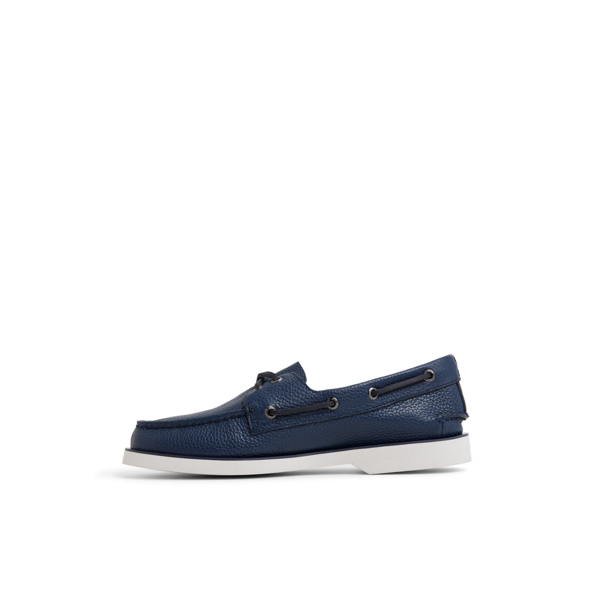 Three-quarter angle of Navy Authentic Original™ 2-Eye Boat Shoe Boat Shoes's back side