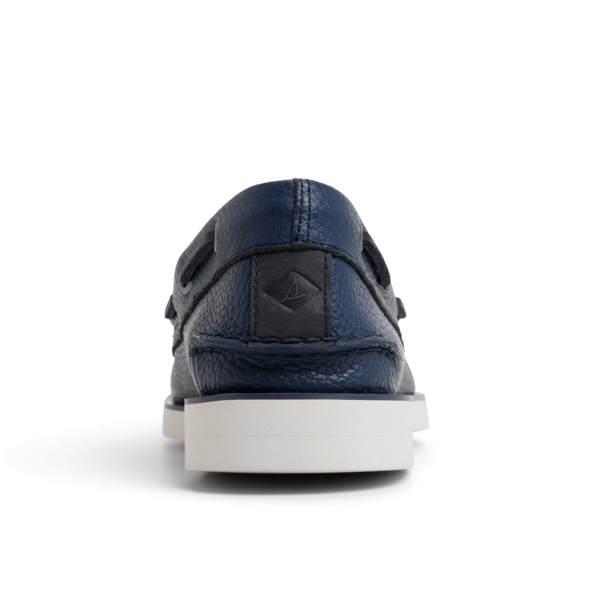 Three-quarter angle of Navy Authentic Original™ 2-Eye Boat Shoe Boat Shoes's front side