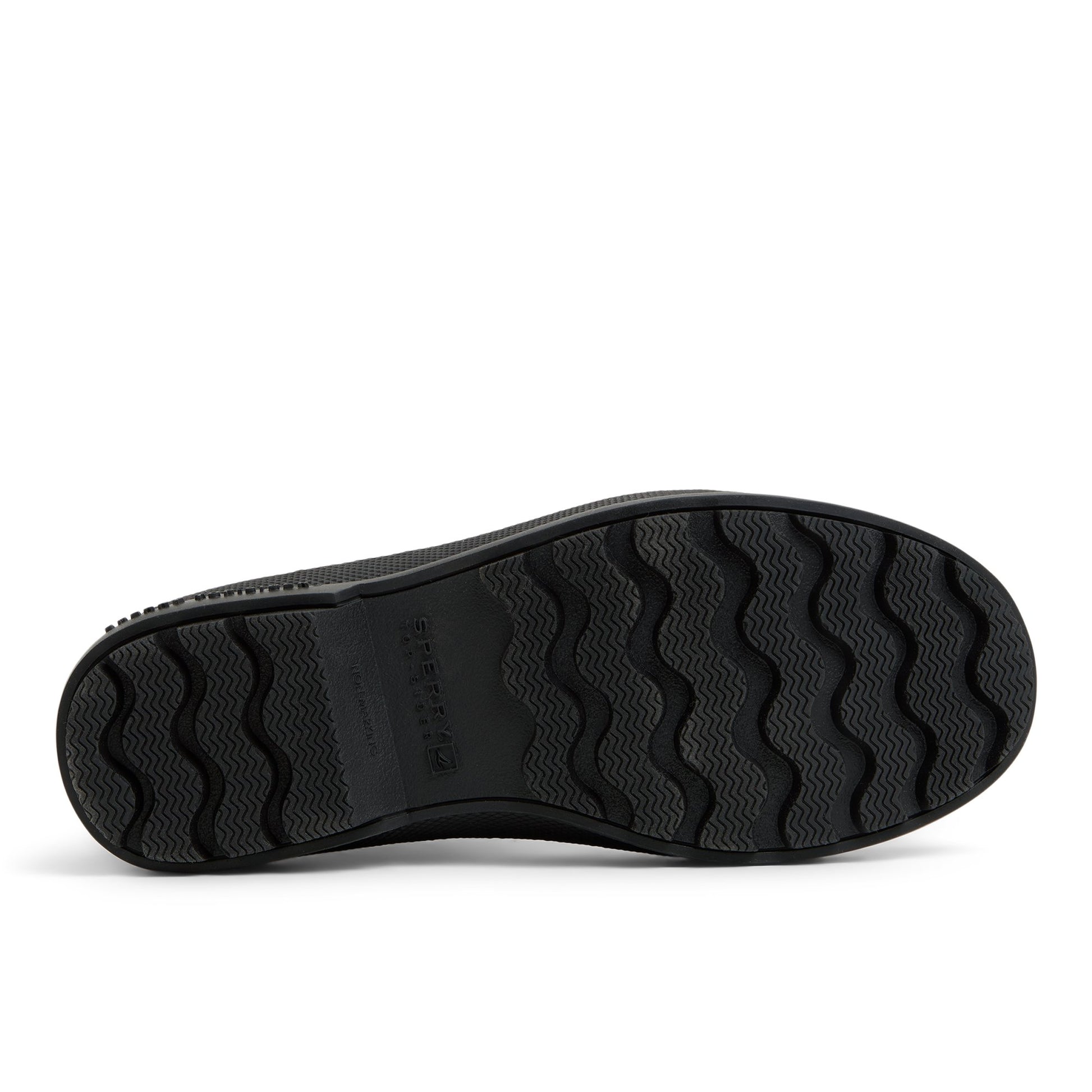 Close-up of the Black Clifton Boot Chelsea Rain Boot