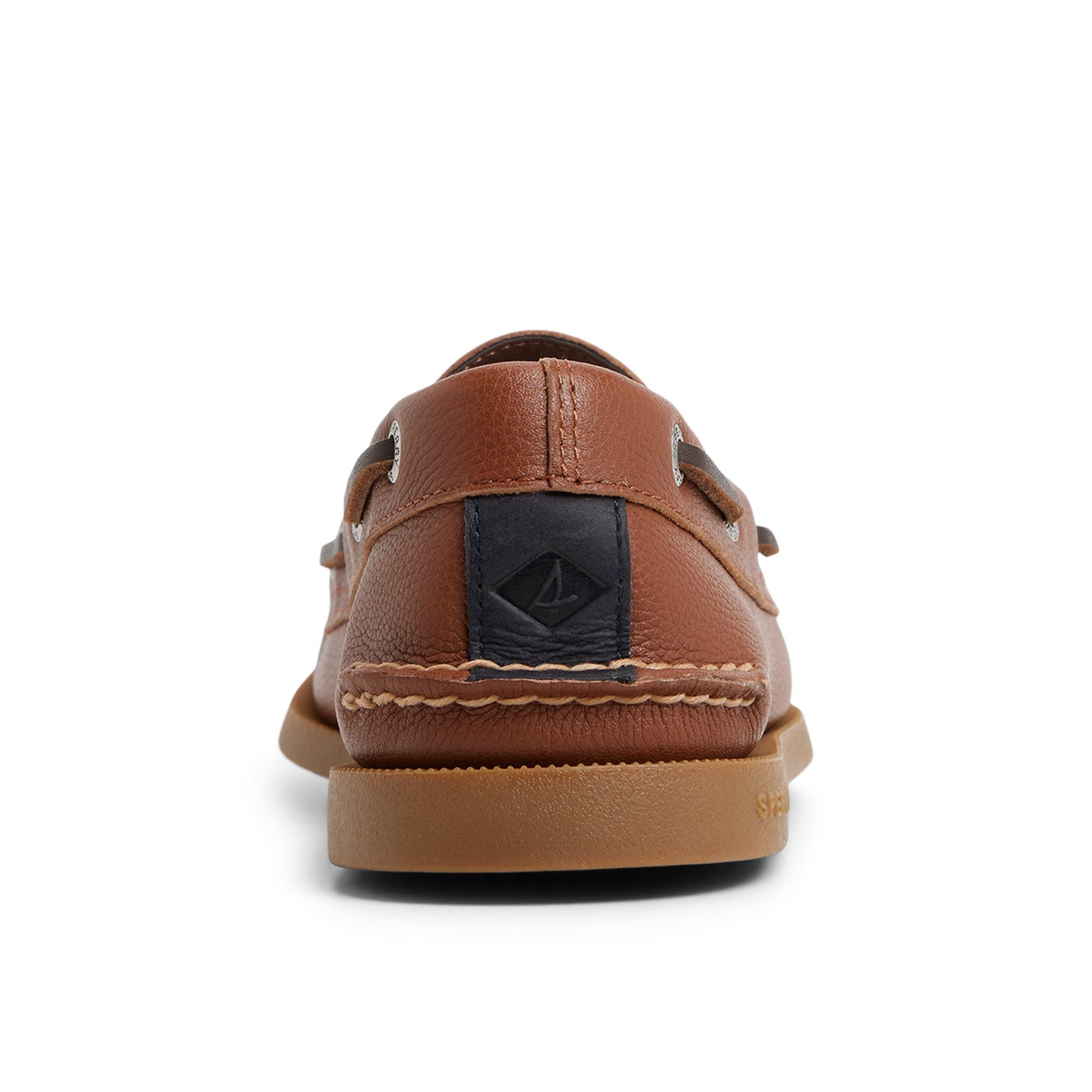 Three-quarter angle of Tan Authentic Original™ 2-Eye Lace Boat Shoe Boat Shoes's front side