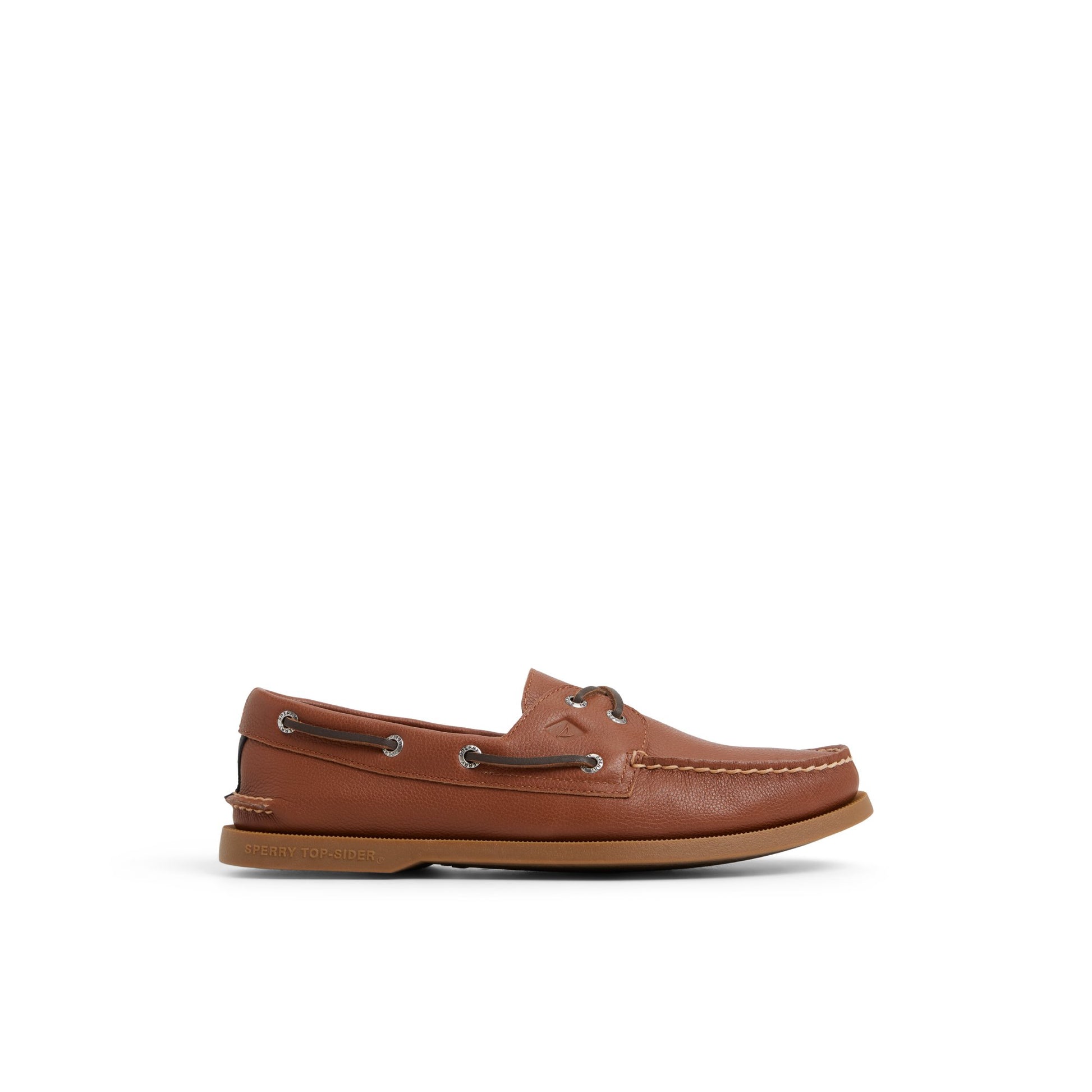 Main View of Tan Authentic Original™ 2-Eye Lace Boat Shoe Boat Shoes for Mens