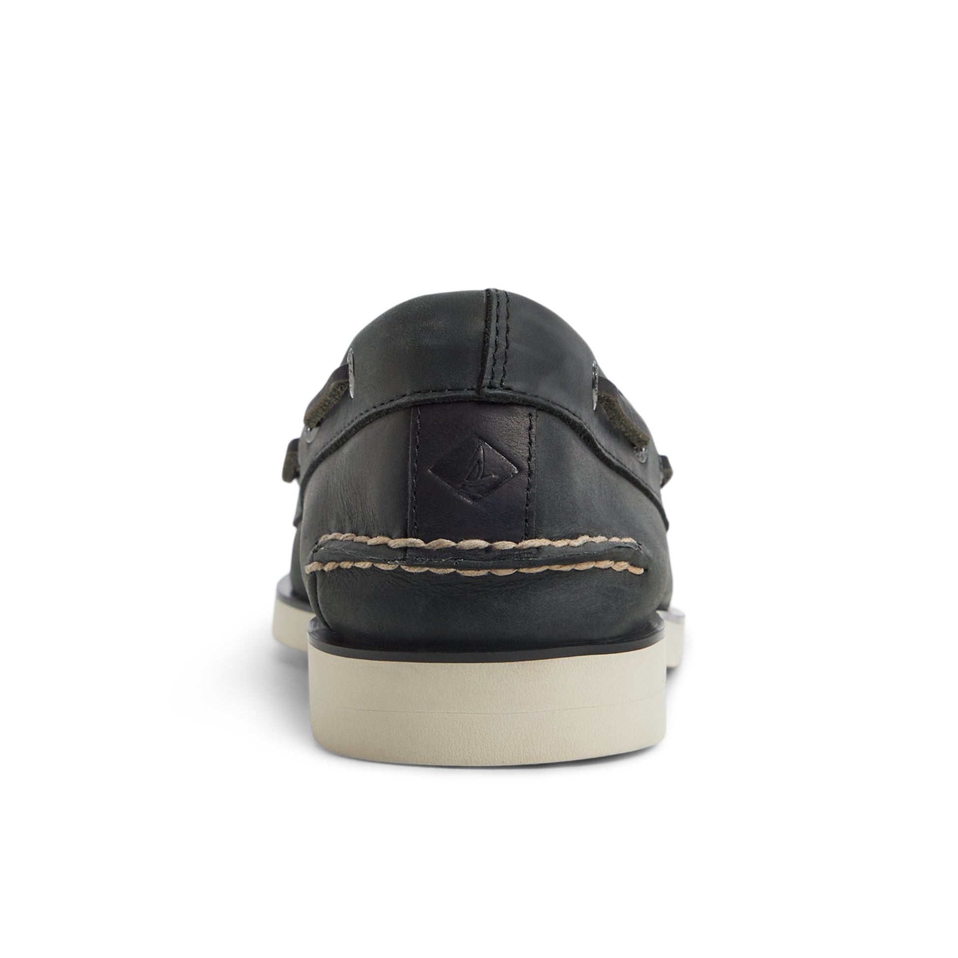 Three-quarter angle of Dark Grey Authentic Original™ 2-Eye Boat Shoe Boat Shoes's front side