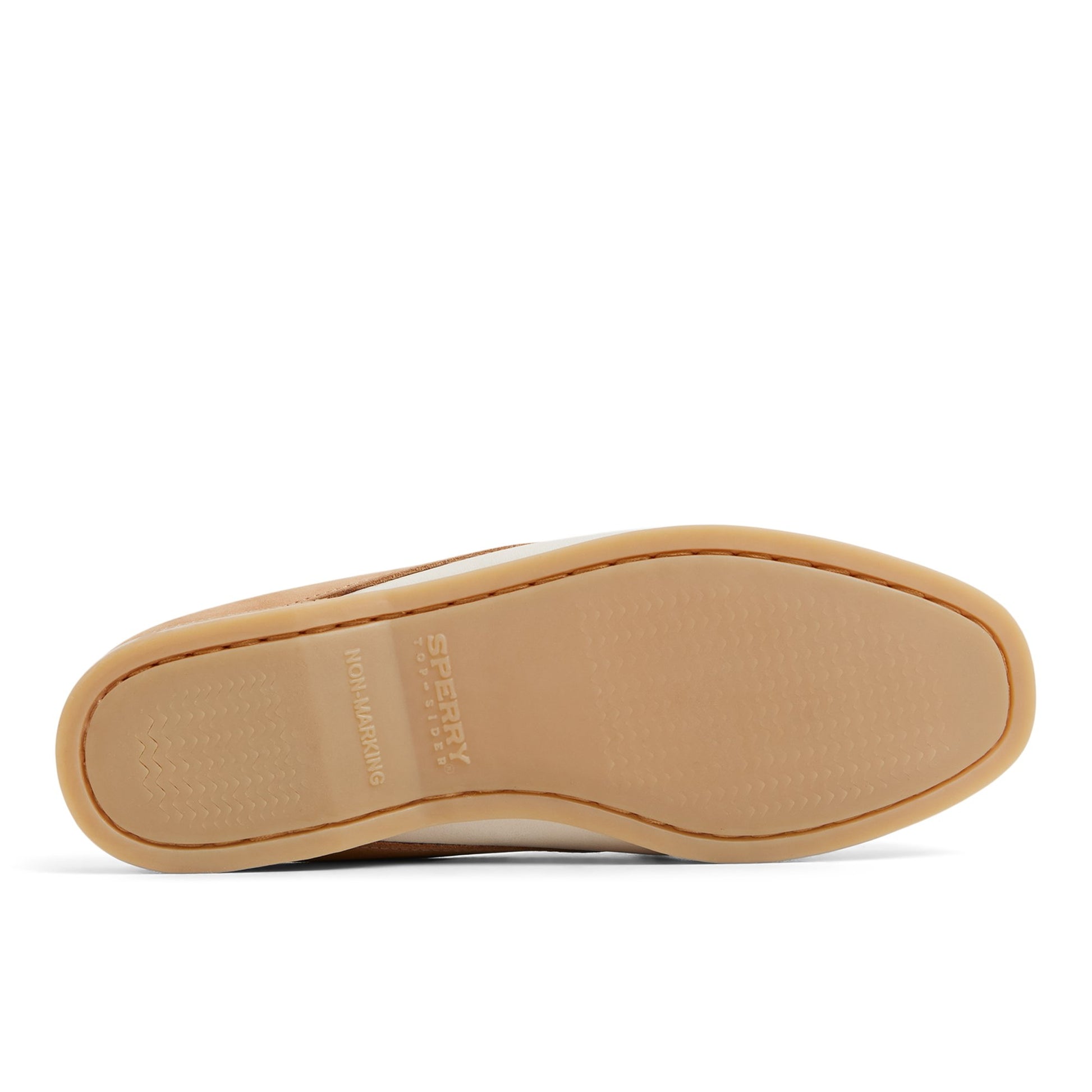 Close-up of the Cream Authentic Original™ Mule Boat Shoe Mule