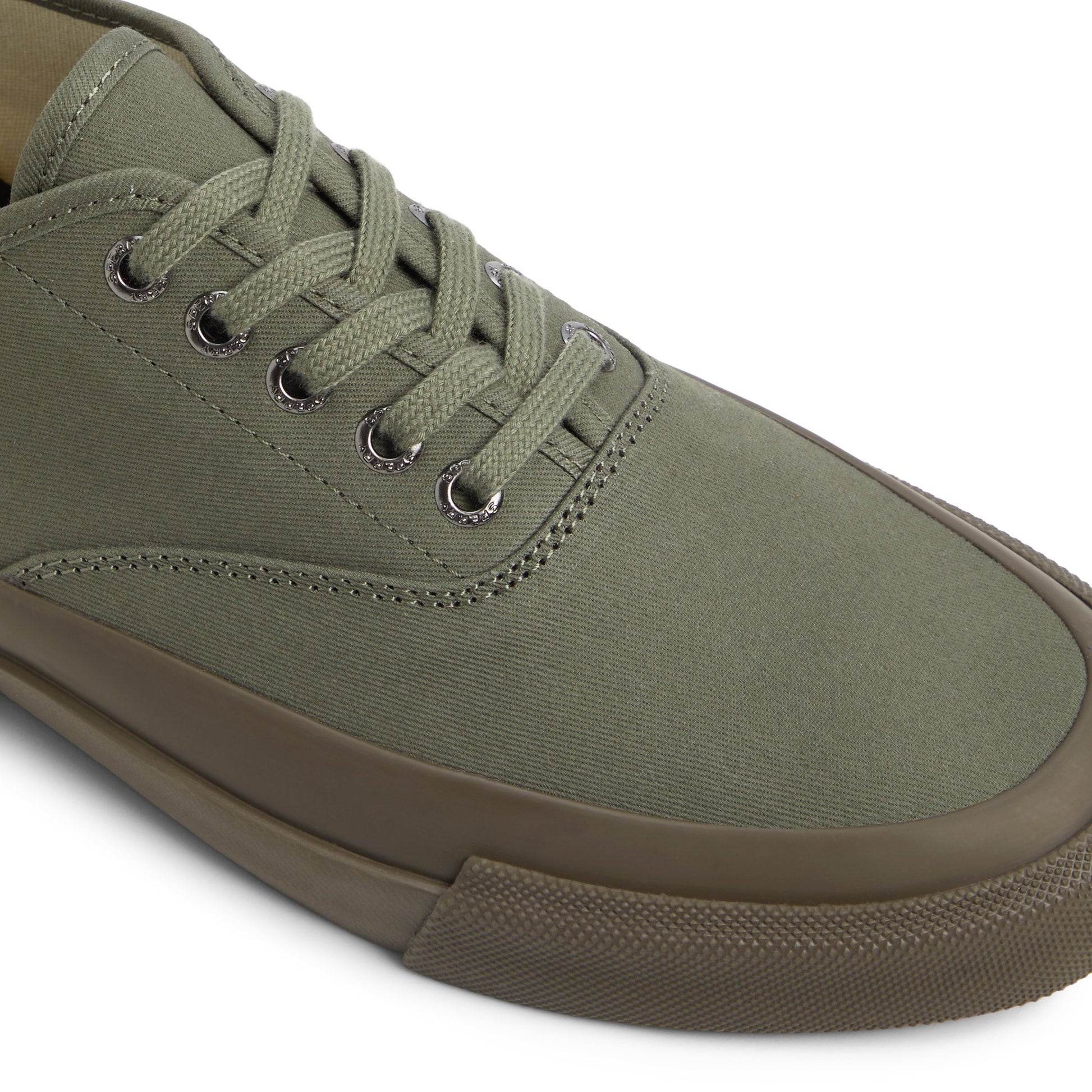 View of Olive Top Sider CVO Sneakers Low Top Sneakers's sole