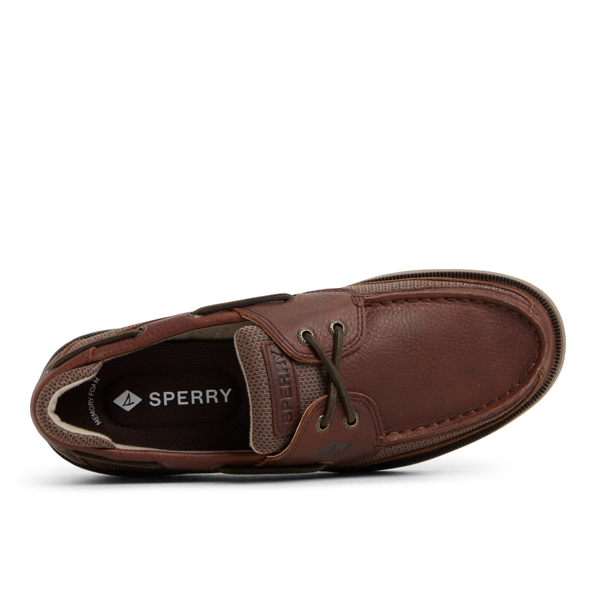 Top-down view of the Tan Surveyor 2 Eye Boat Shoes Boat Shoes