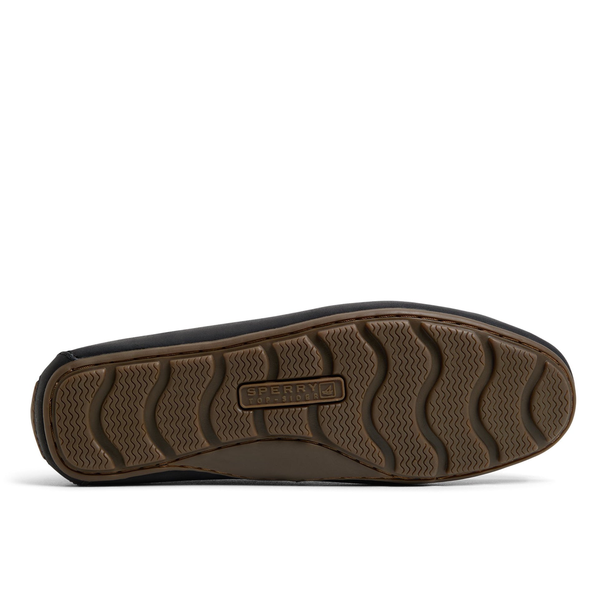 Close-up of the Other Black Wave Venetian Driver Driver Loafer Casual Shoes