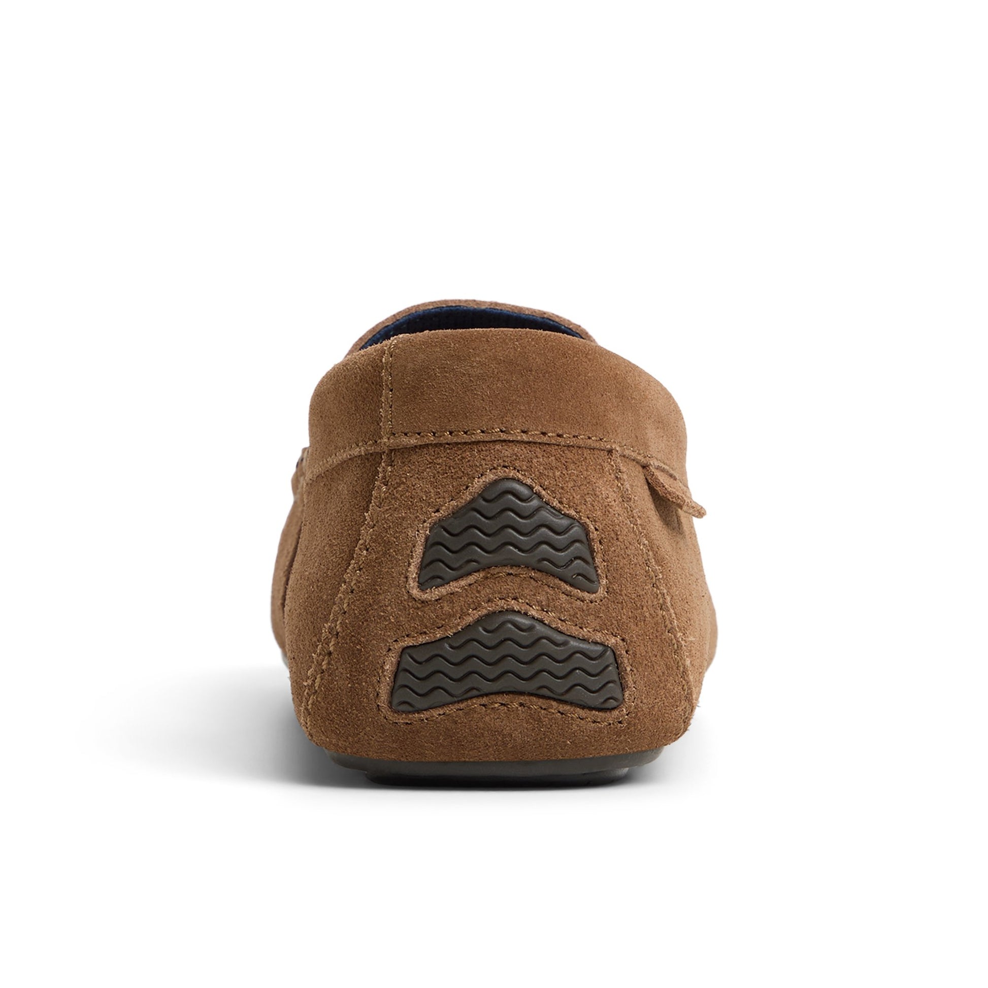 Three-quarter angle of Taupe Wave Venetian Driver Driver Loafer Casual Shoes's front side