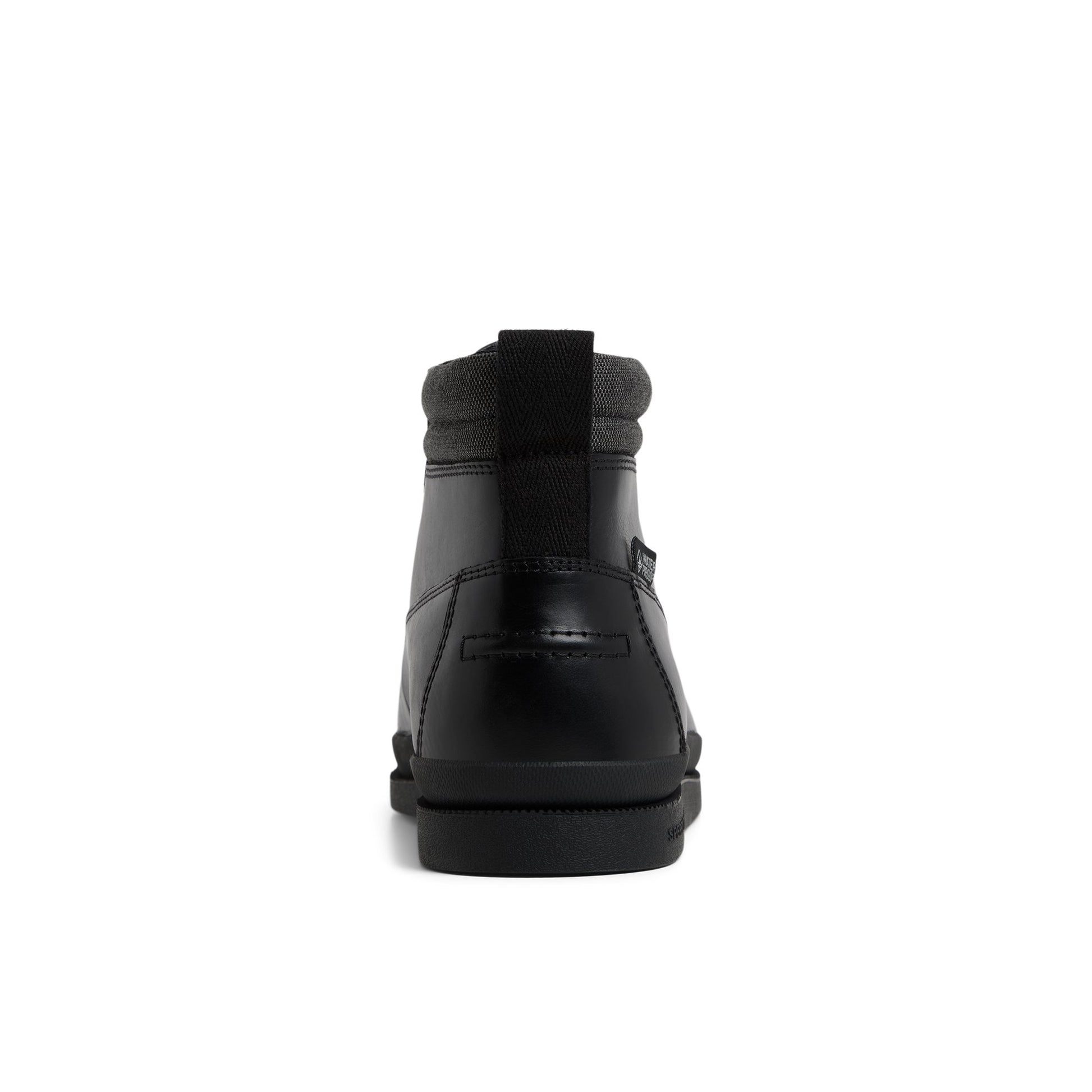 Three-quarter angle of Black Tour Moc Mid Top Sneaker Chukka Boots's front side