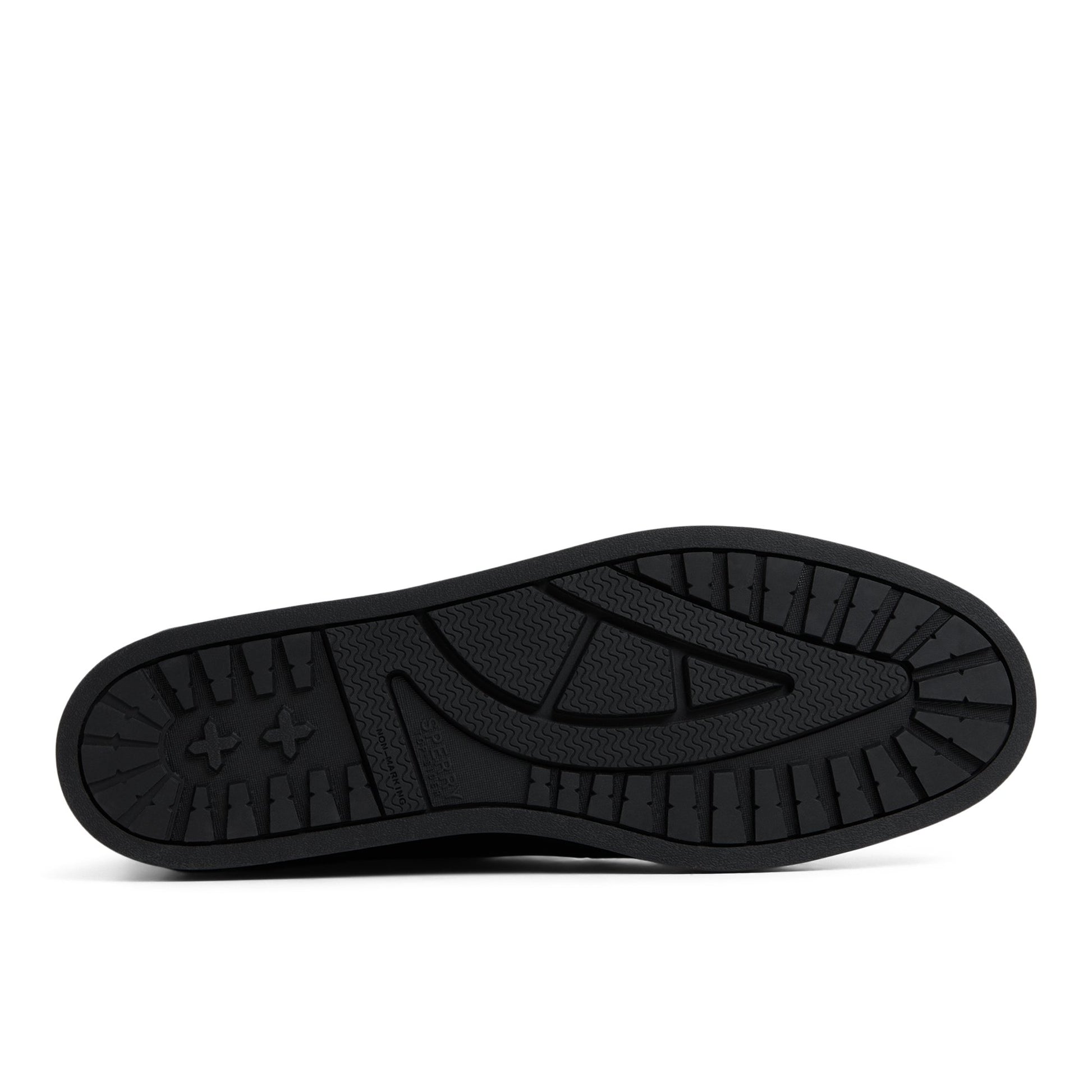 Close-up of the Black Tour Moc Mid Top Sneaker Chukka Boots