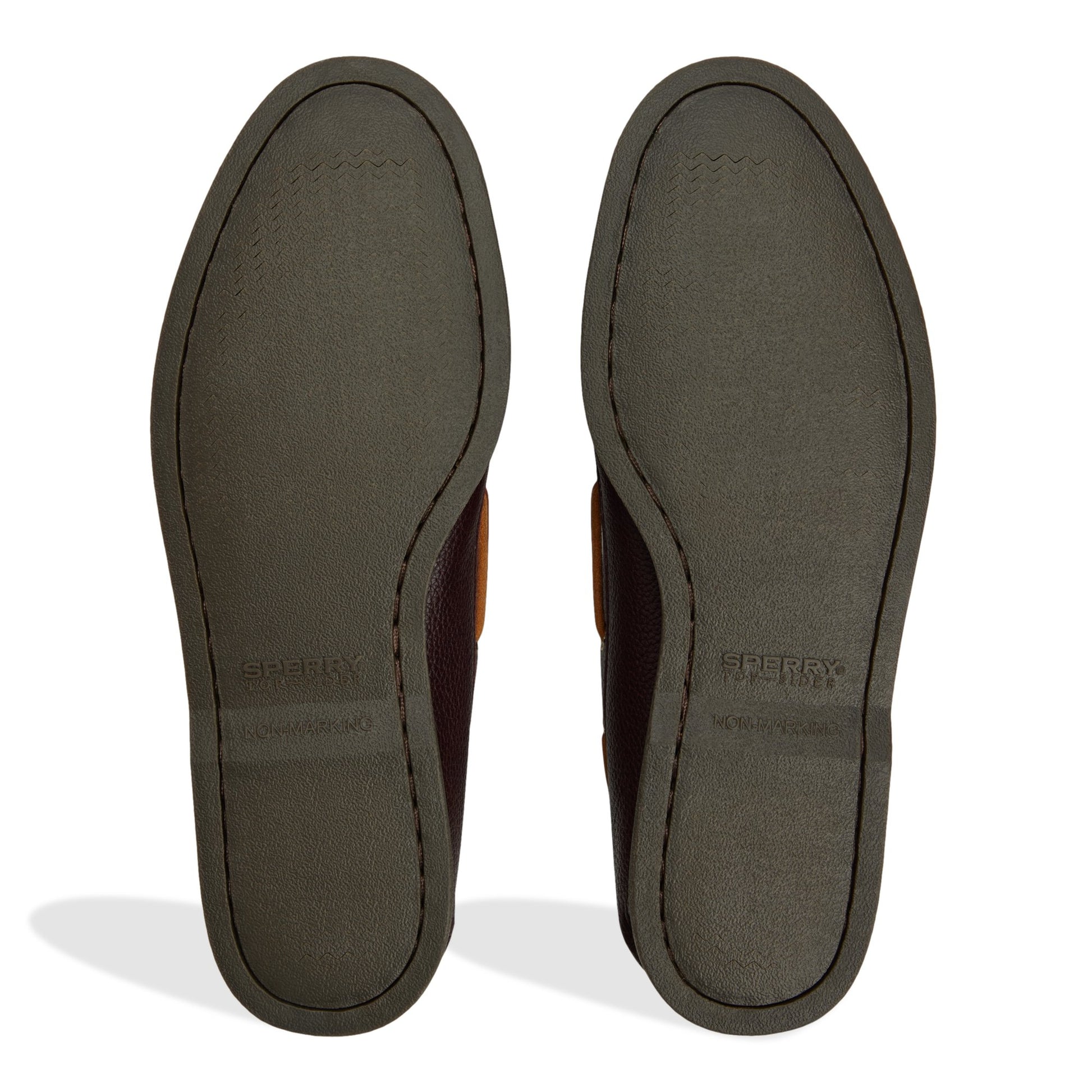 Close-up of the Other Brown Gold Cup™ Authentic Original™ 2-Eye Boat Shoe Boat Shoes