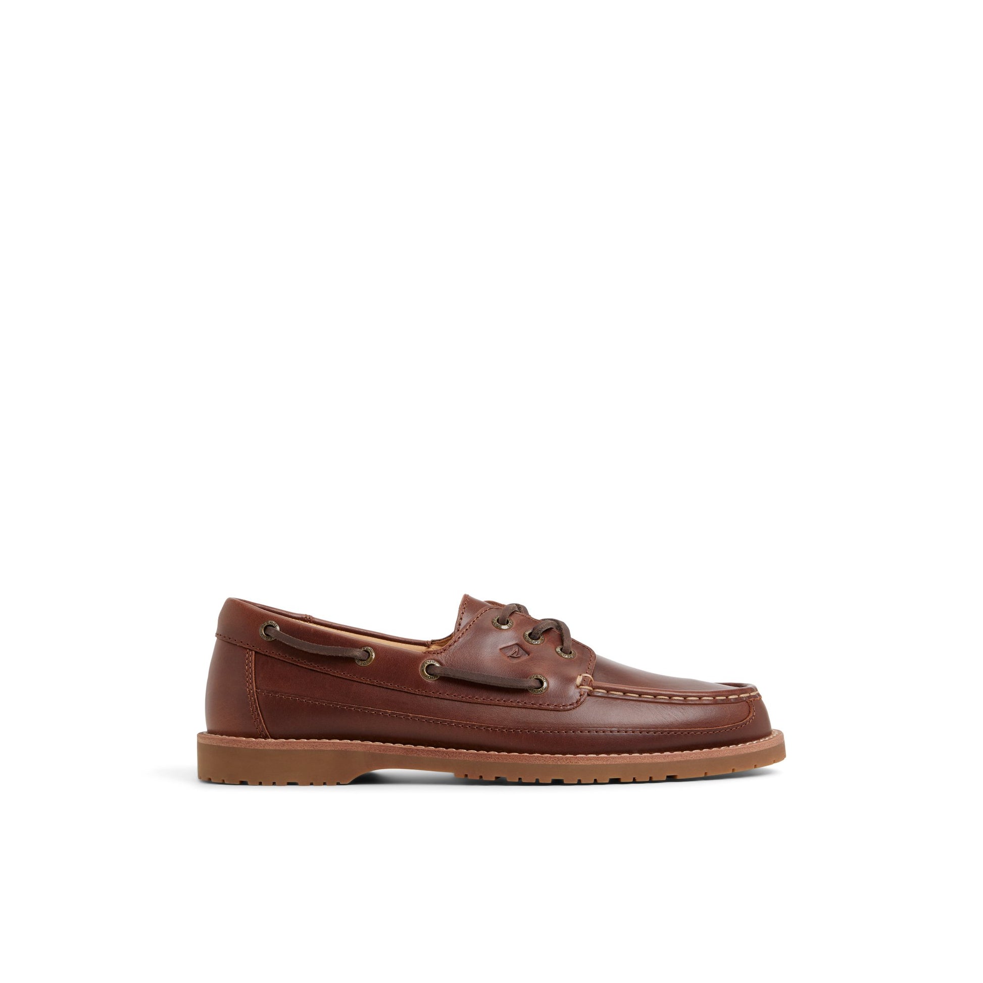Main View of Other Brown Authentic Original™ 3 Eye Mini Lug Boat Shoe Boat Shoe for Mens