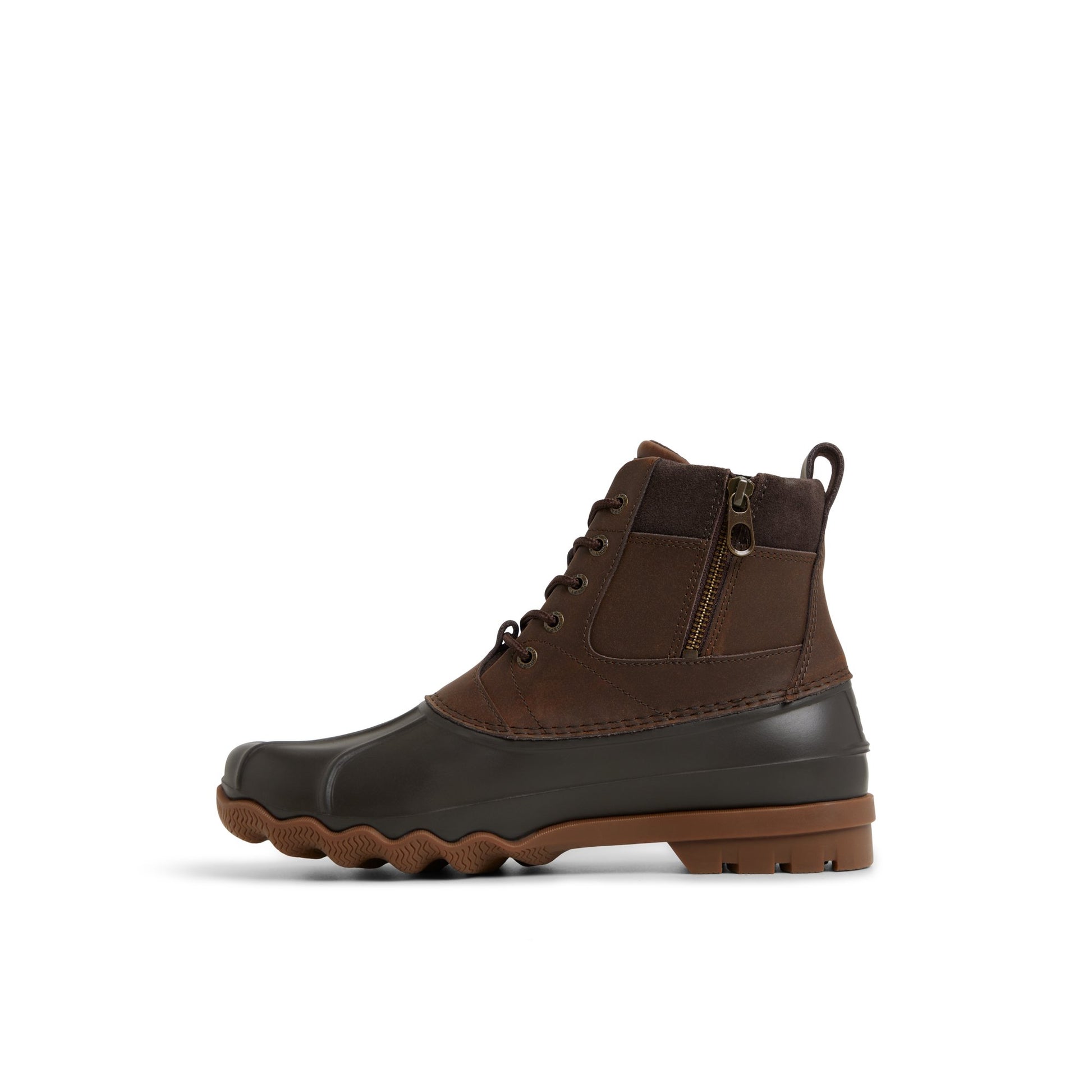 Three-quarter angle of Brown Nortfolk Boot Fall Boots's back side