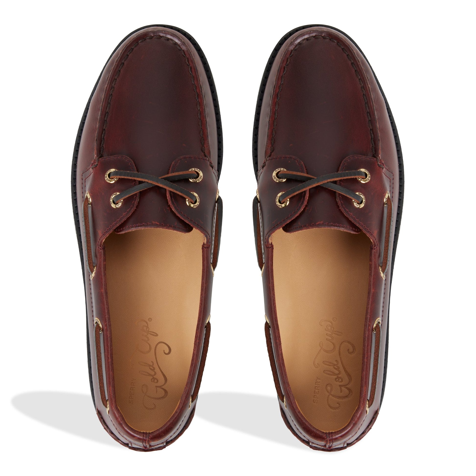 Top-down view of the Bordo Prescott Boat Shoe Boat Shoe