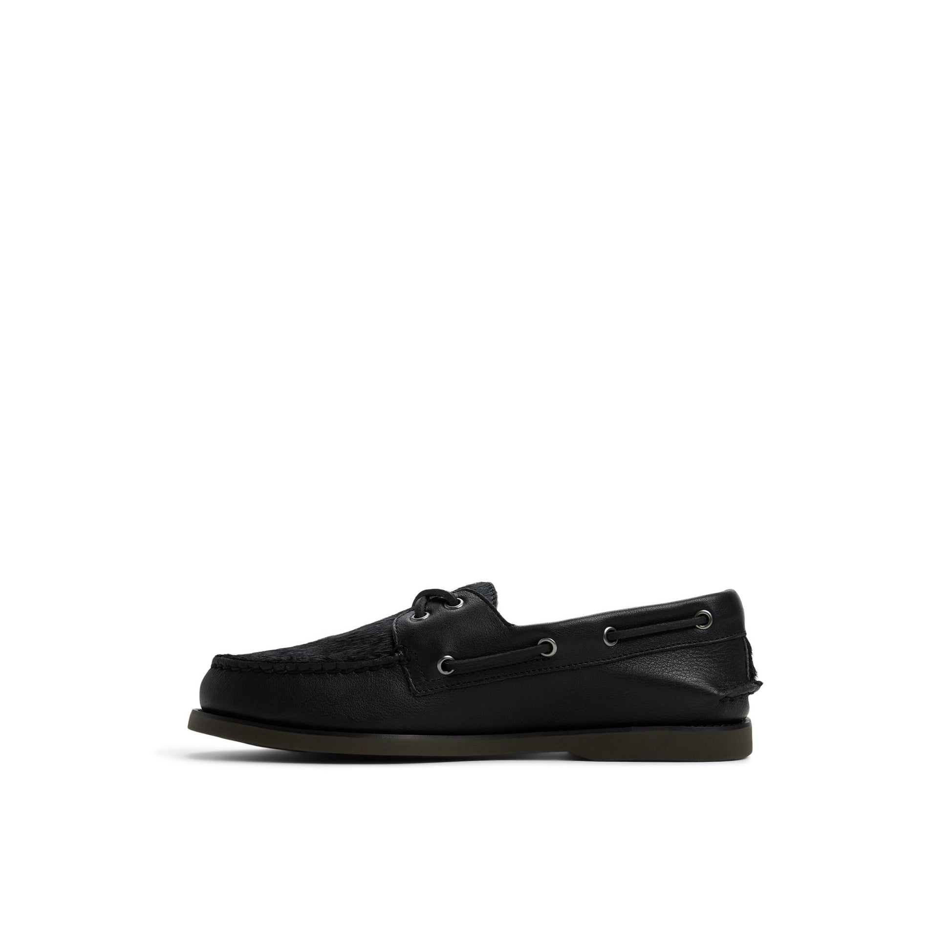Three-quarter angle of Black Authentic Original™ Cloud Boat Shoe Boat Shoe's back side