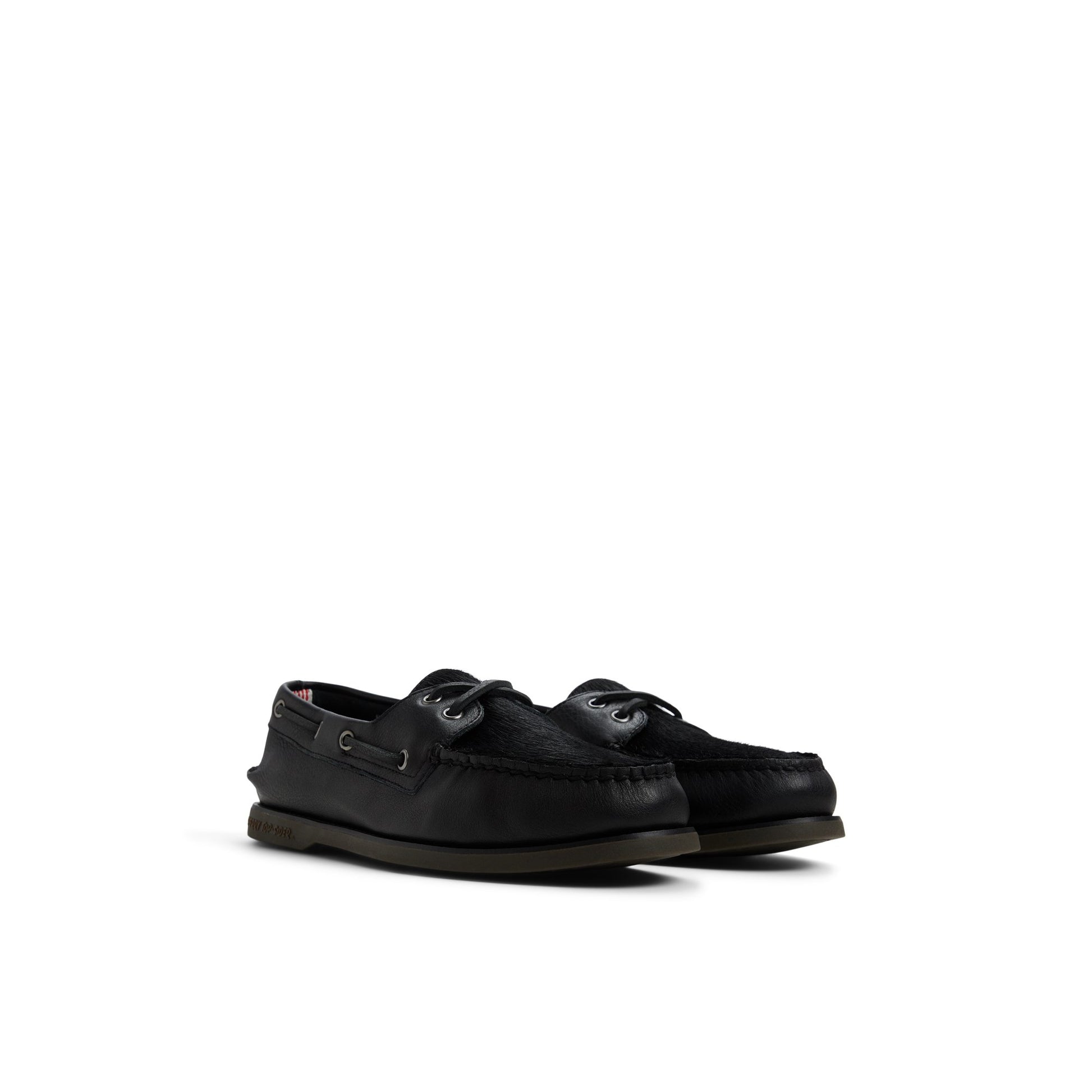 Side view of Black Authentic Original™ Cloud Boat Shoe Boat Shoe