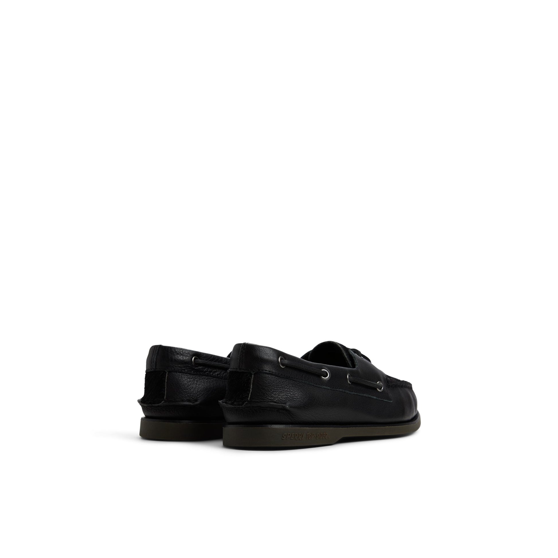 Three-quarter angle of Black Authentic Original™ Cloud Boat Shoe Boat Shoe's front side