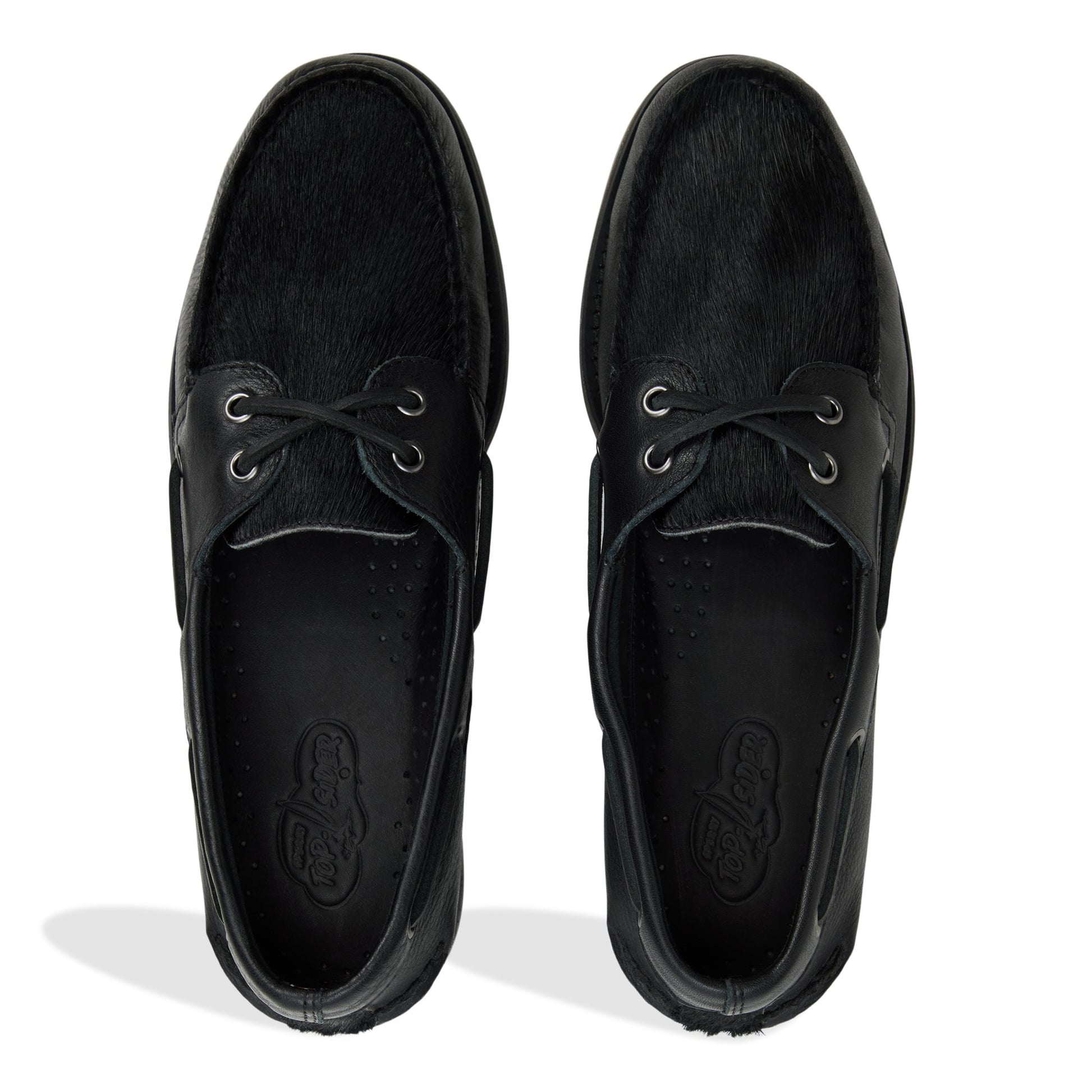 Top-down view of the Black Authentic Original™ Cloud Boat Shoe Boat Shoe