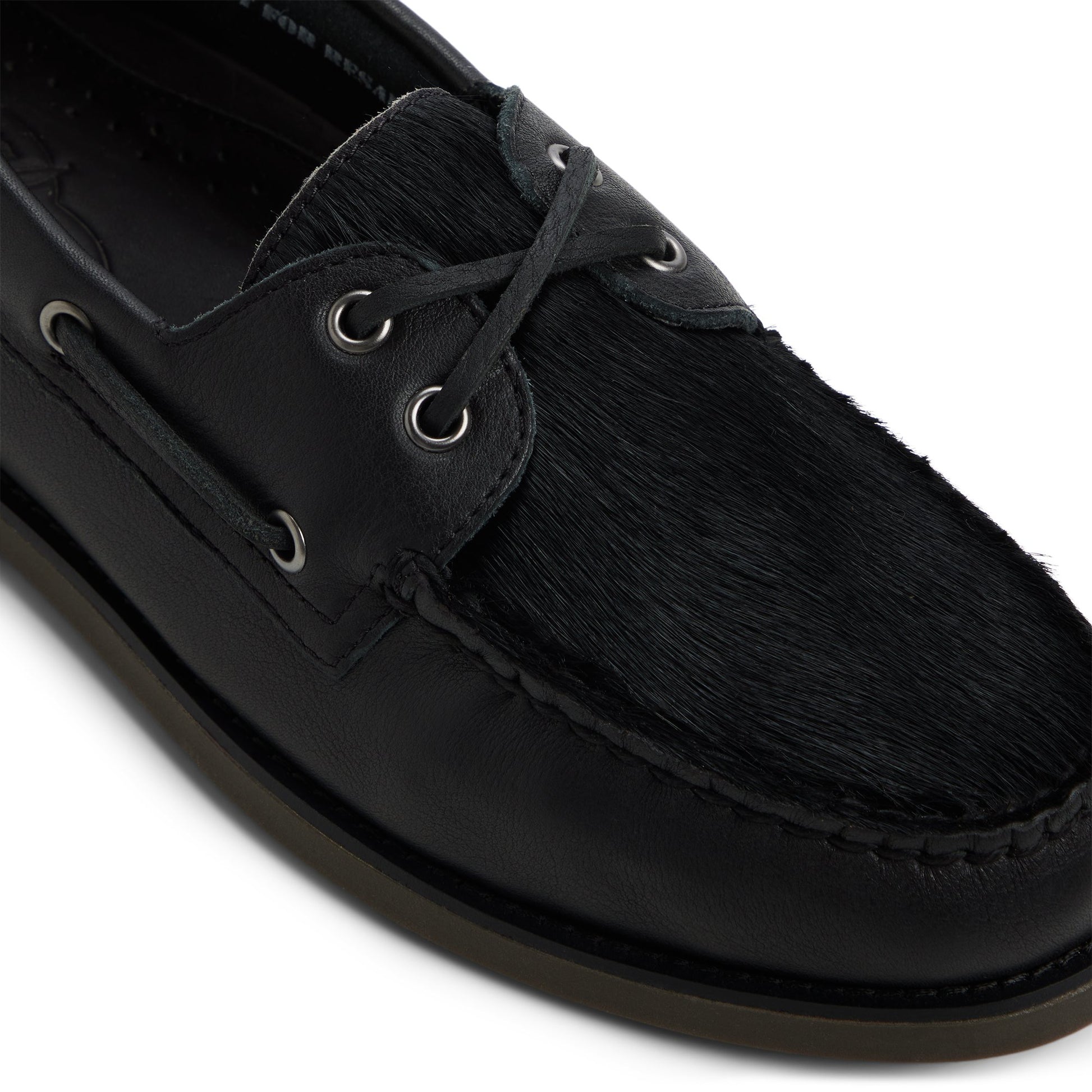 View of Black Authentic Original™ Cloud Boat Shoe Boat Shoe's sole