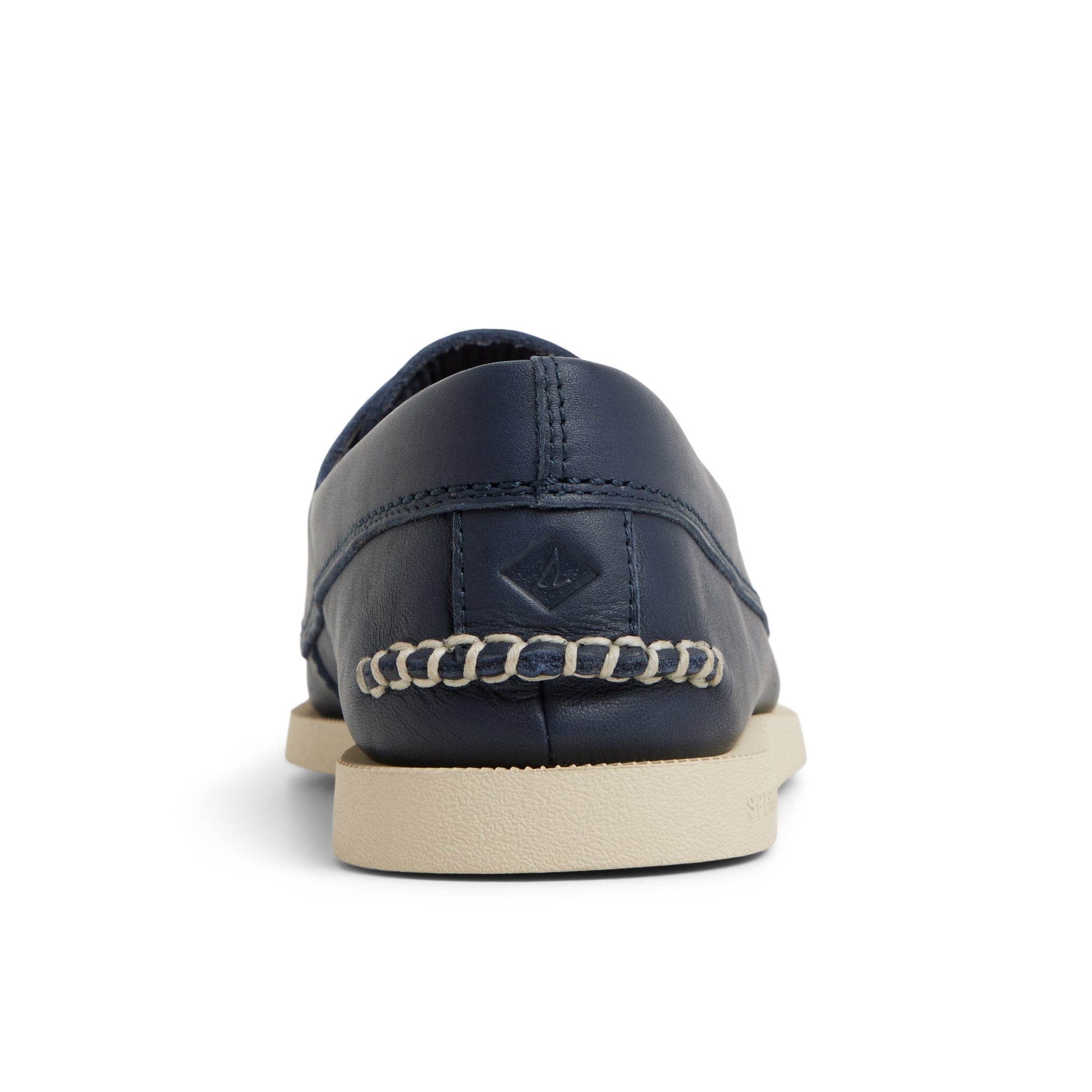 Three-quarter angle of Navy Authentic Original™ 2 Eye Boat Shoe Boat Shoes's front side