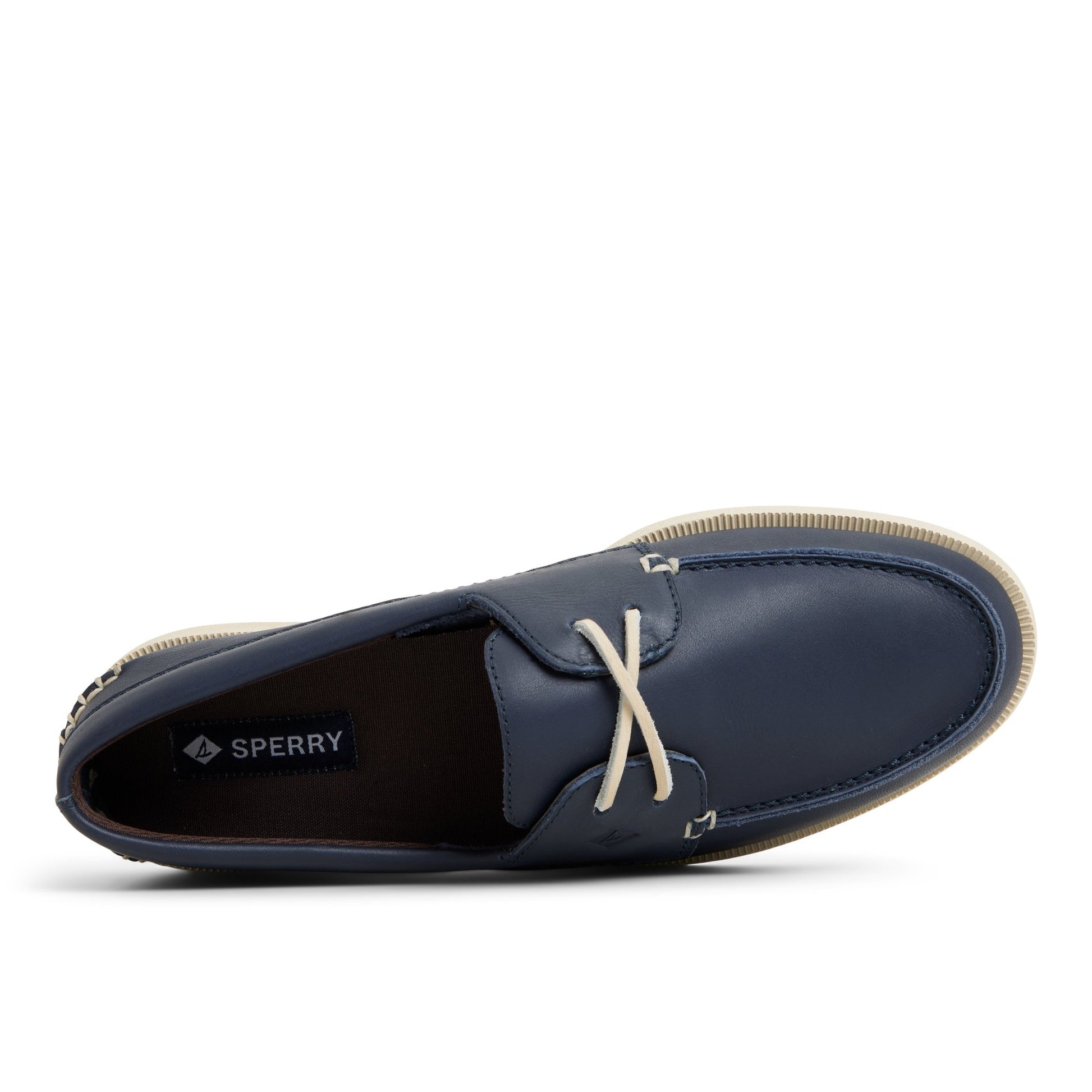 Close-up of the Navy Authentic Original™ 2 Eye Boat Shoe Boat Shoes