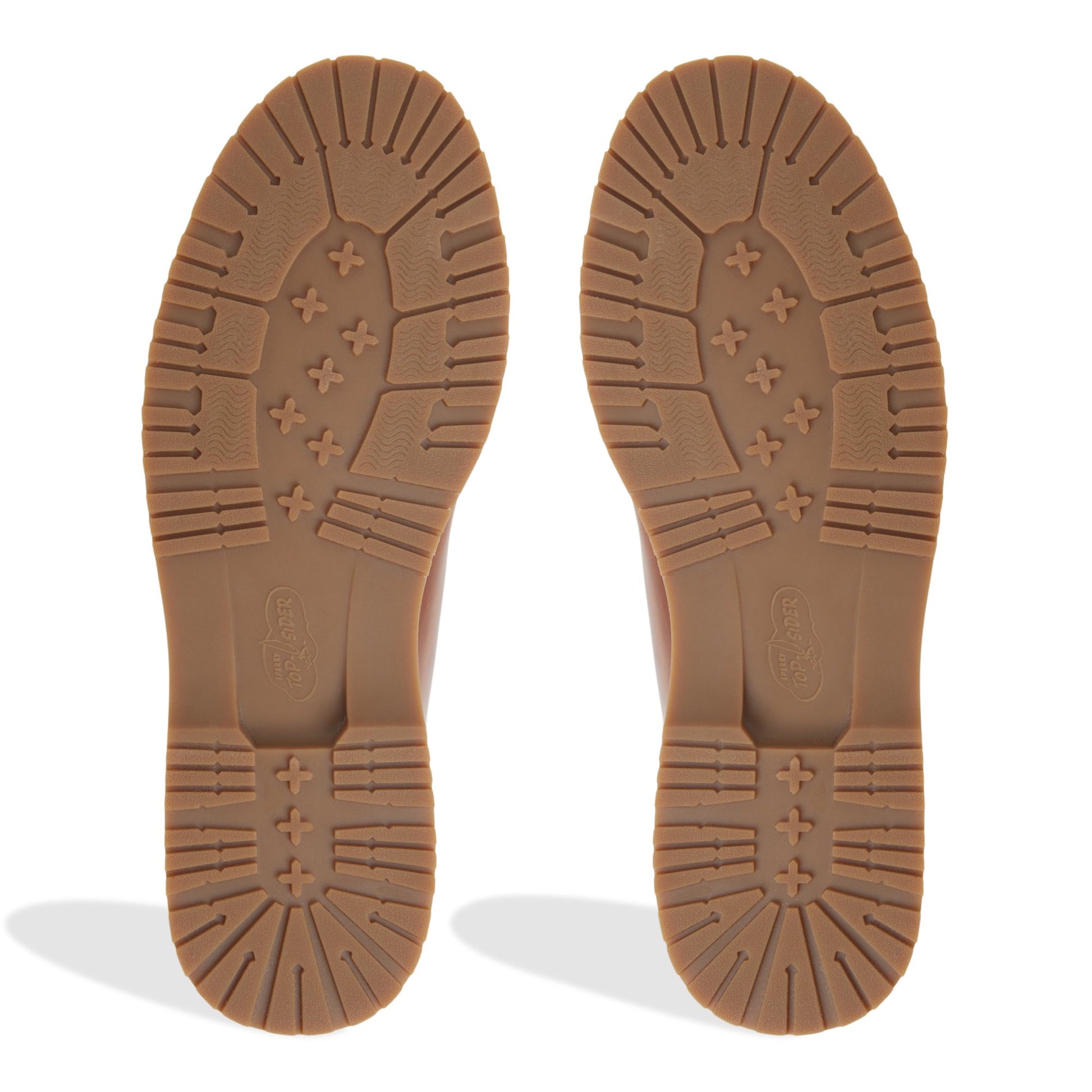 Close-up of the Tan Authentic Original™ Mini Lug Captain's Oxford Casual Oxford Shoes
