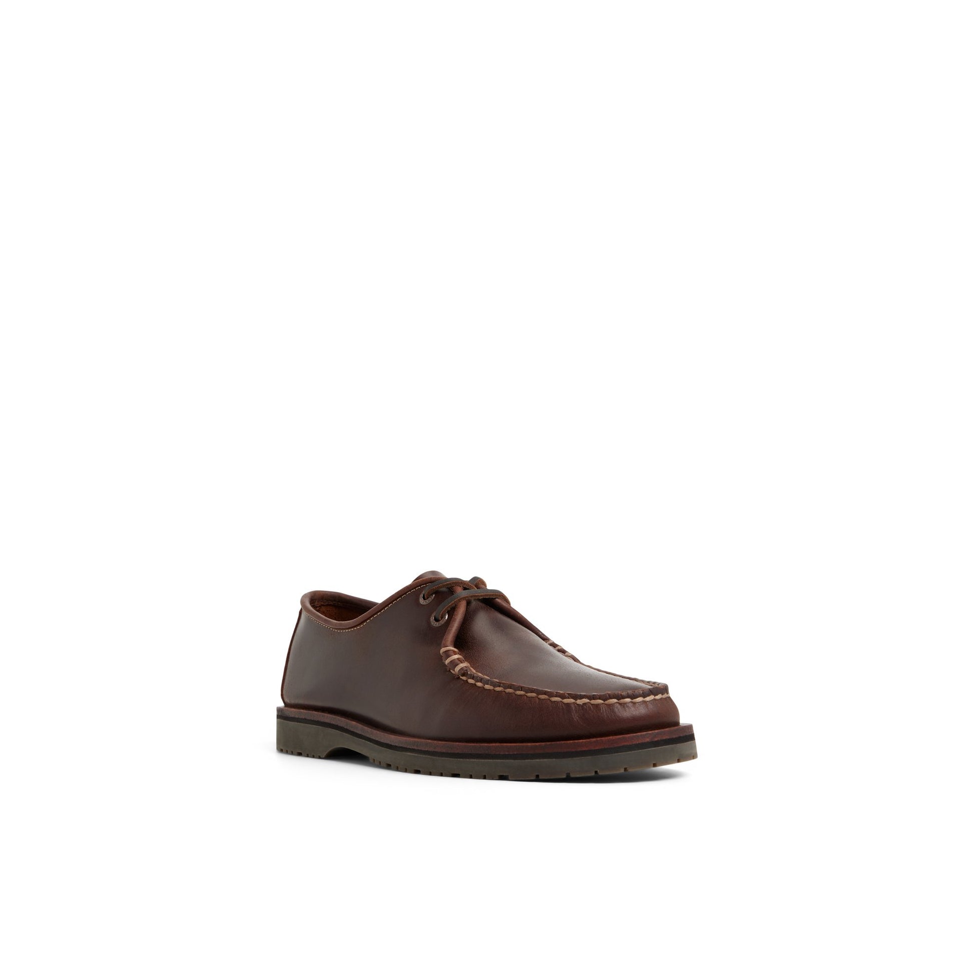 Side view of Amaretto Authentic Original™ Mini Lug Captain's Oxford Casual Oxford Shoes