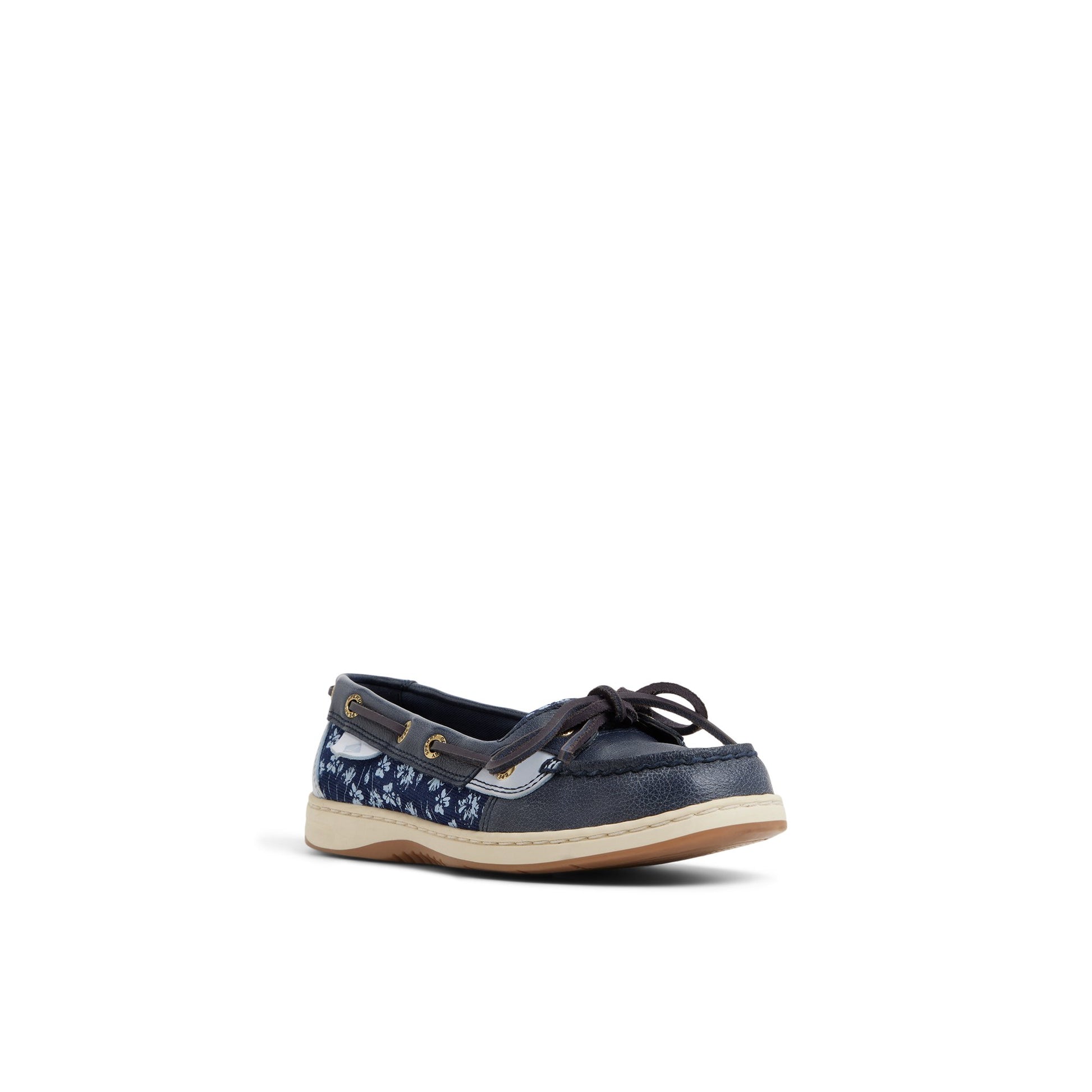 Side view of Floral Angelfish 1 Eye Boat Shoe Boat Shoes