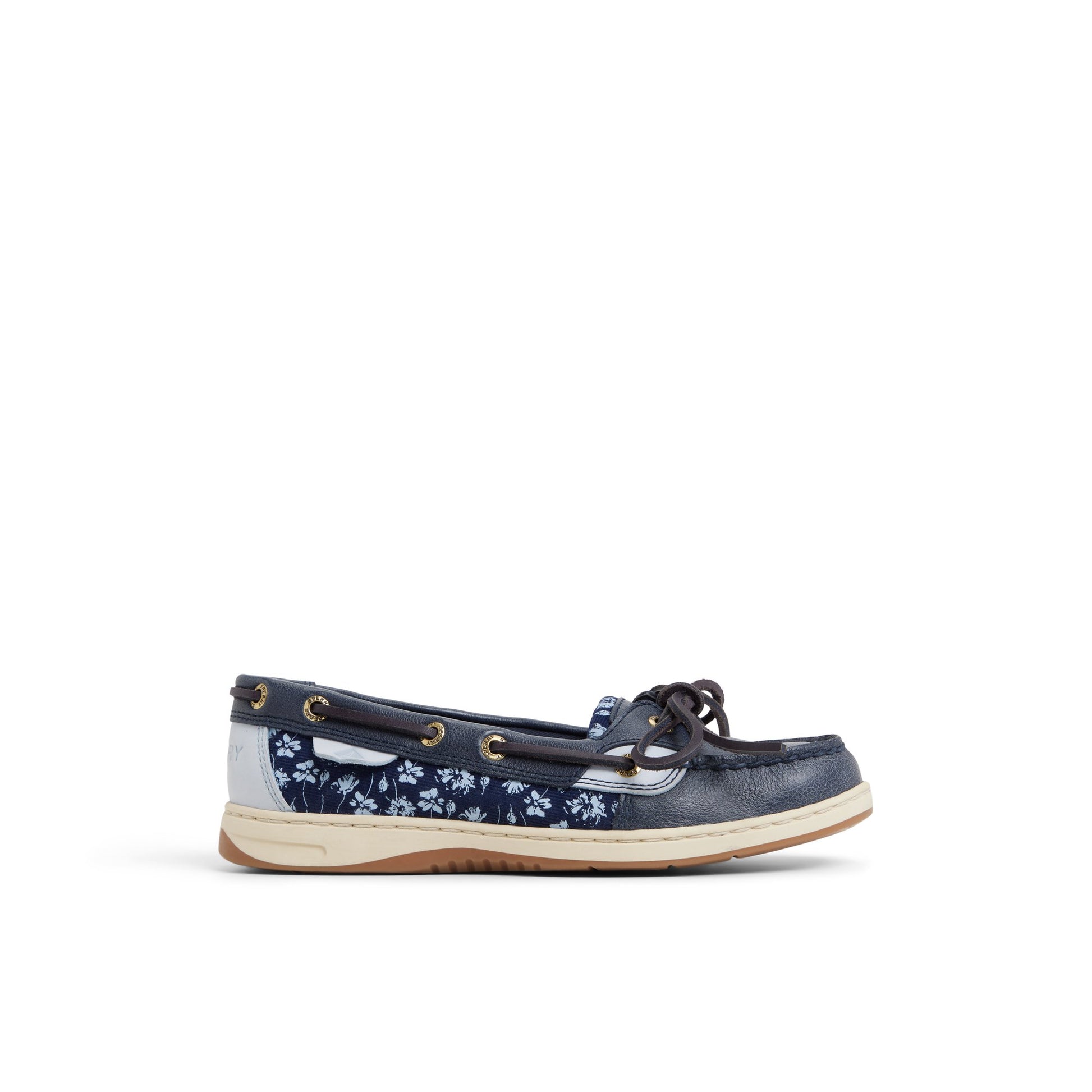 Main View of Floral Angelfish 1 Eye Boat Shoe Boat Shoes for Womens