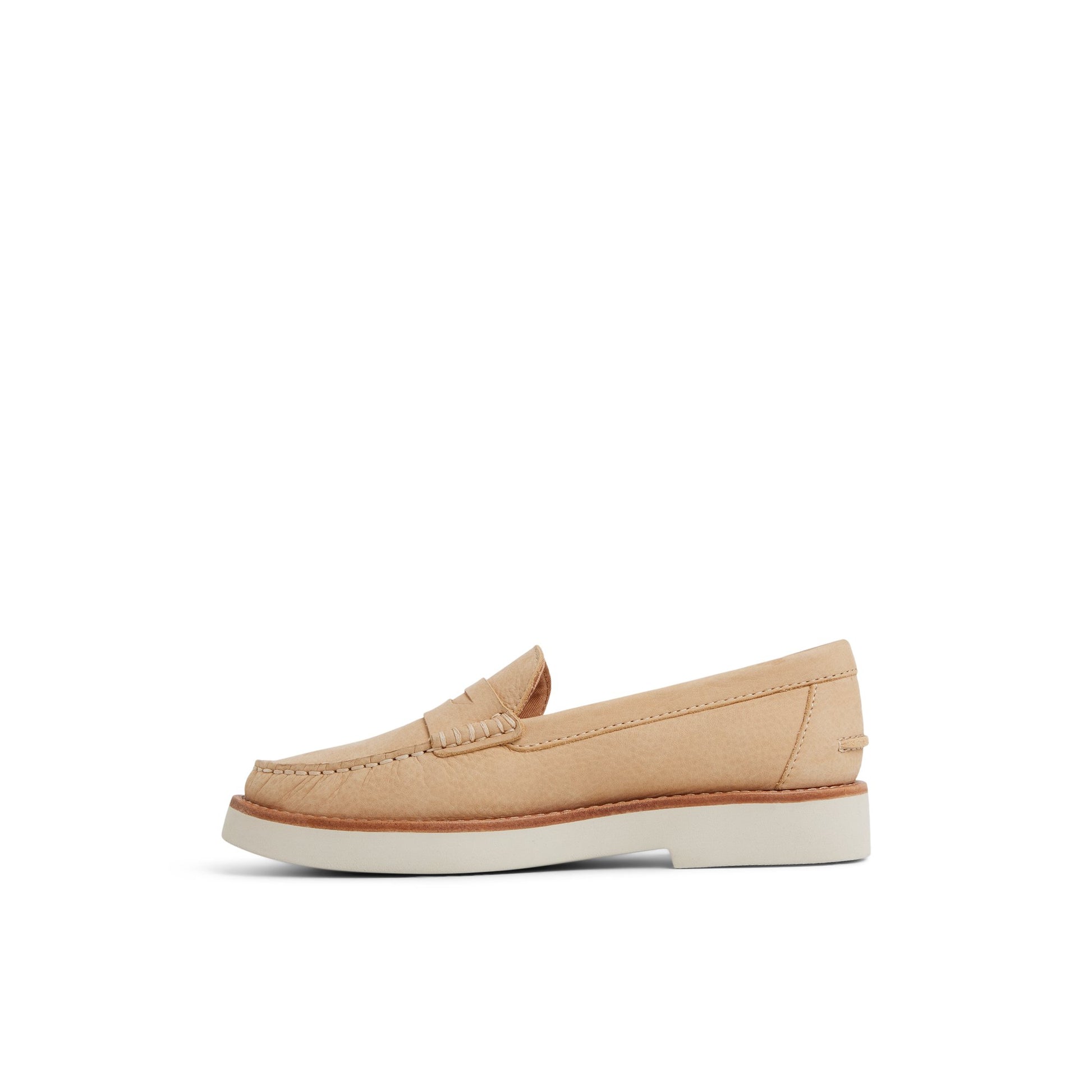Three-quarter angle of Light Beige Tallulah Loafer Loafers's back side