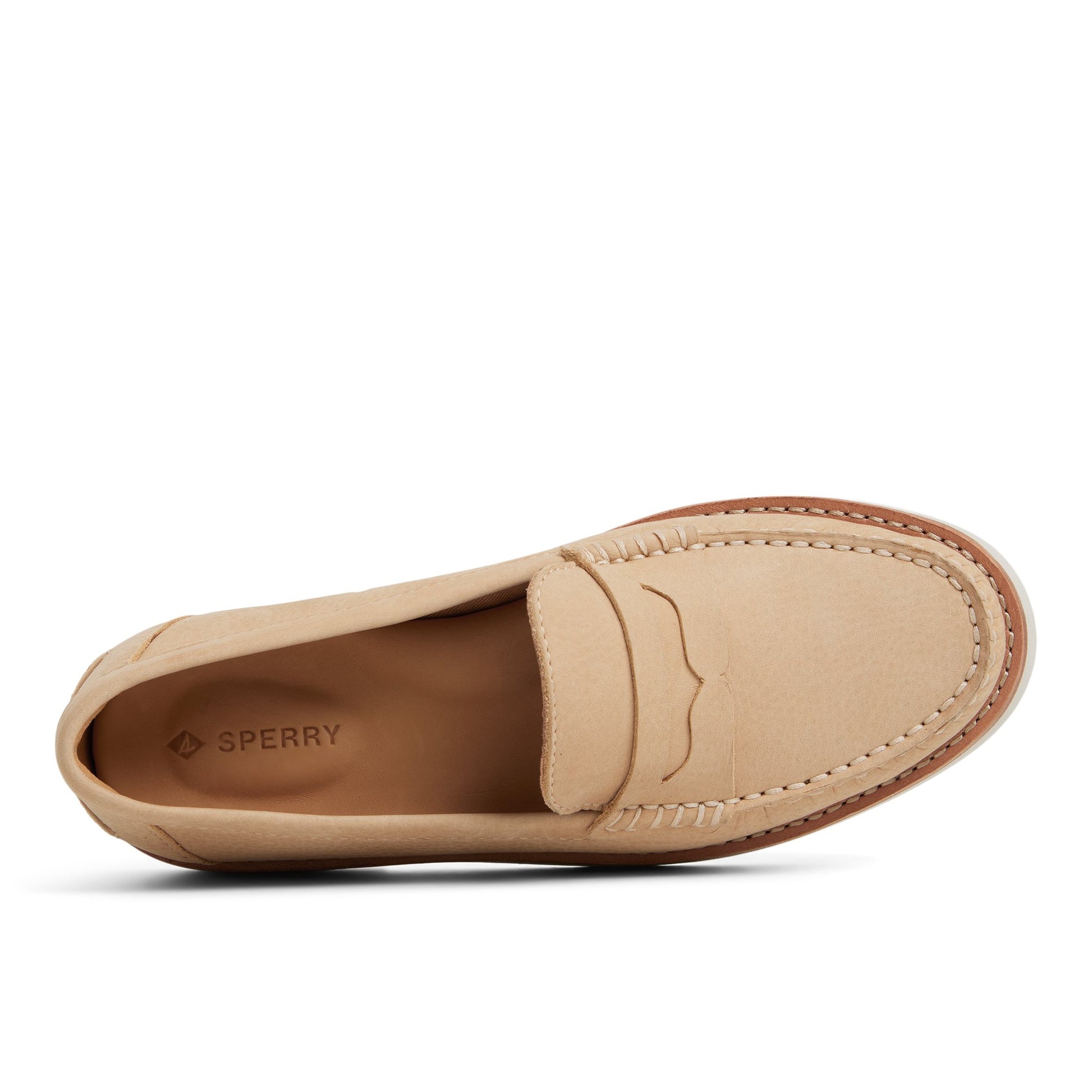 Top-down view of the Light Beige Tallulah Loafer Loafers