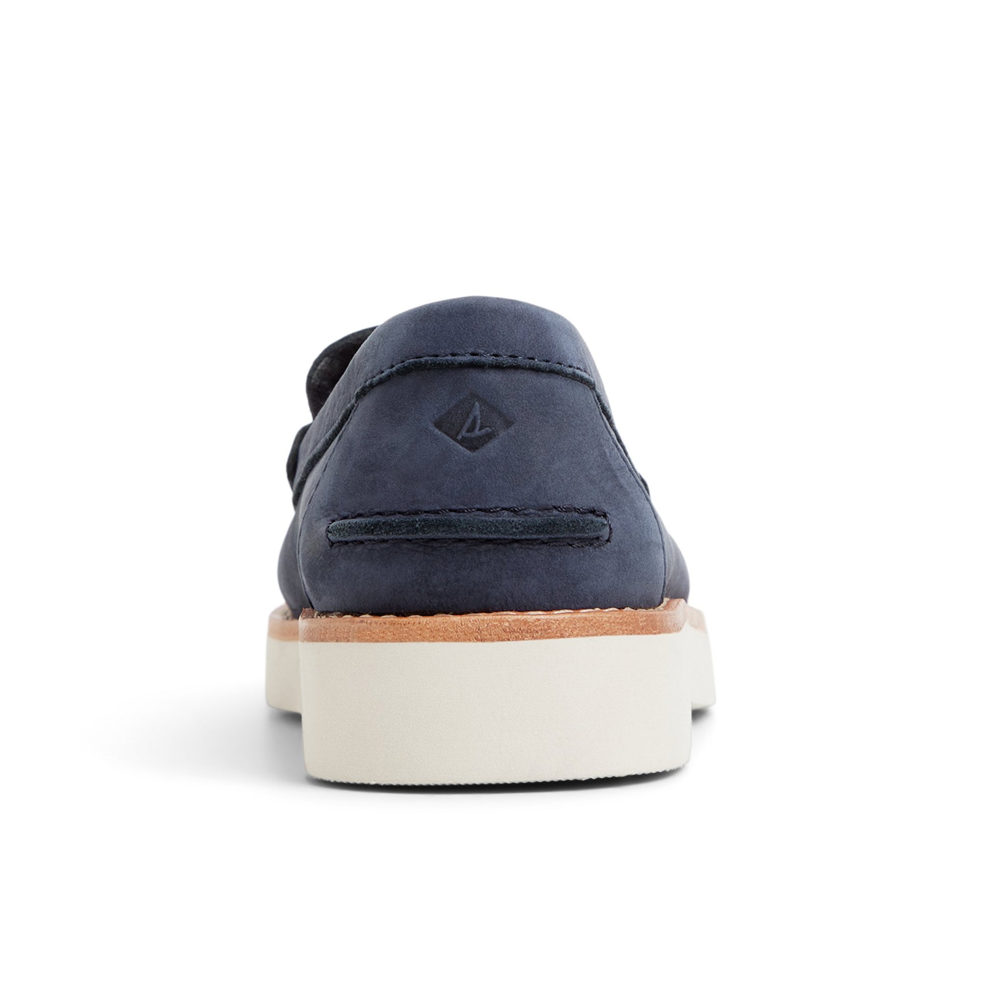 Three-quarter angle of Navy Tallulah Loafer Loafers's front side