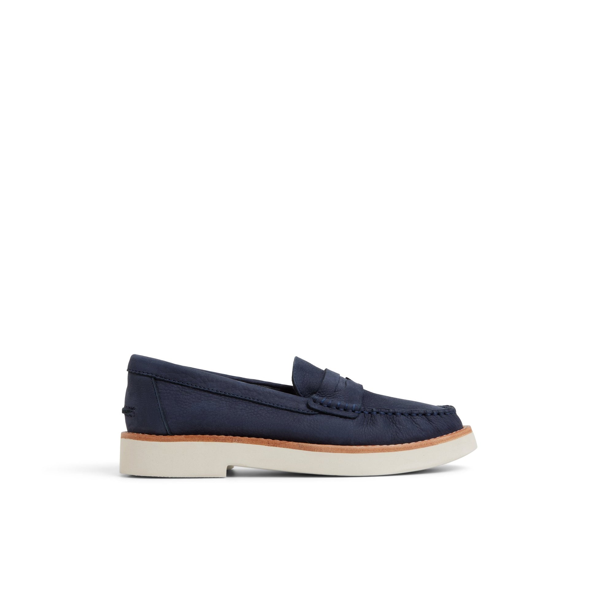Main View of Navy Tallulah Loafer Loafers for Womens
