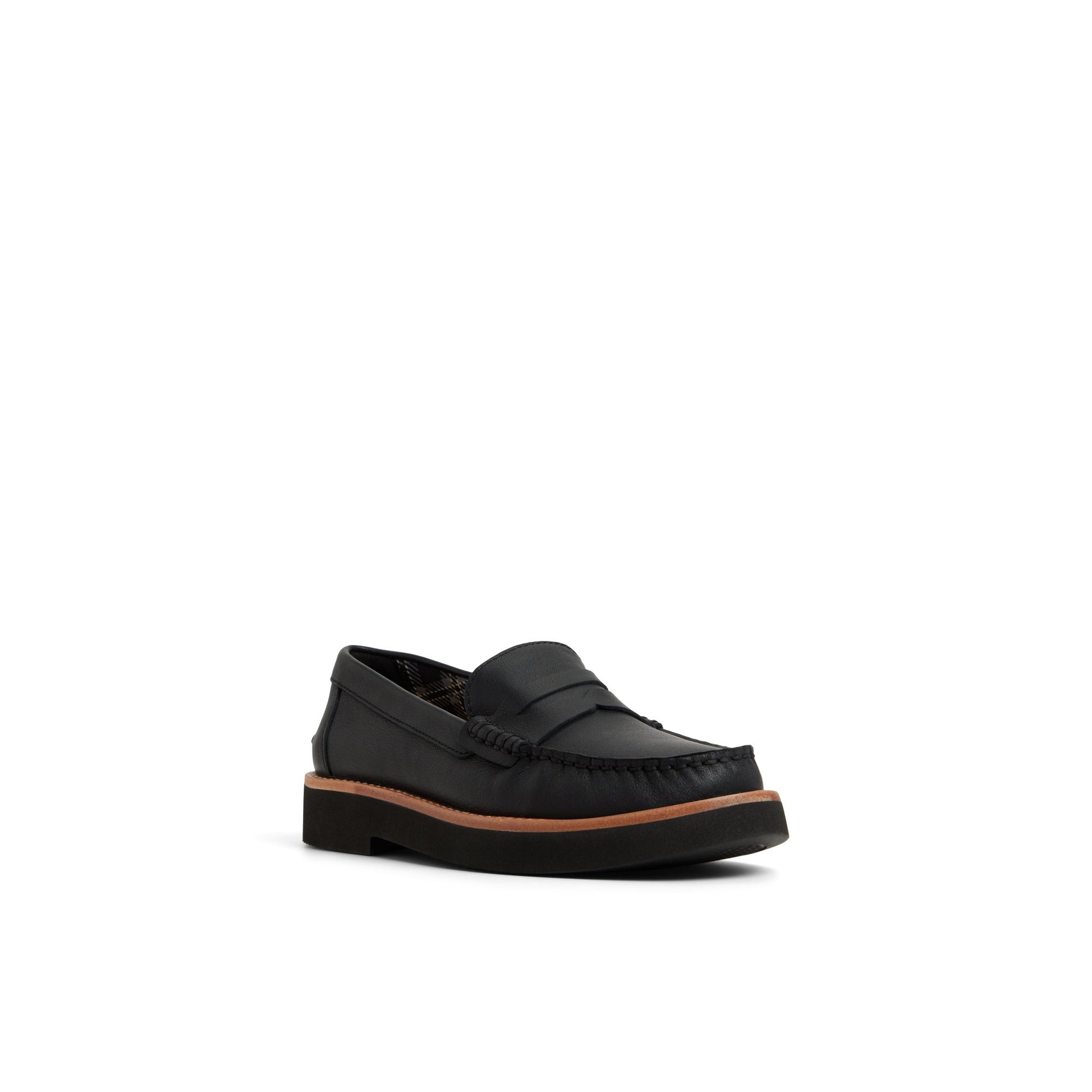 Side view of Black Tallulah Loafer Loafers