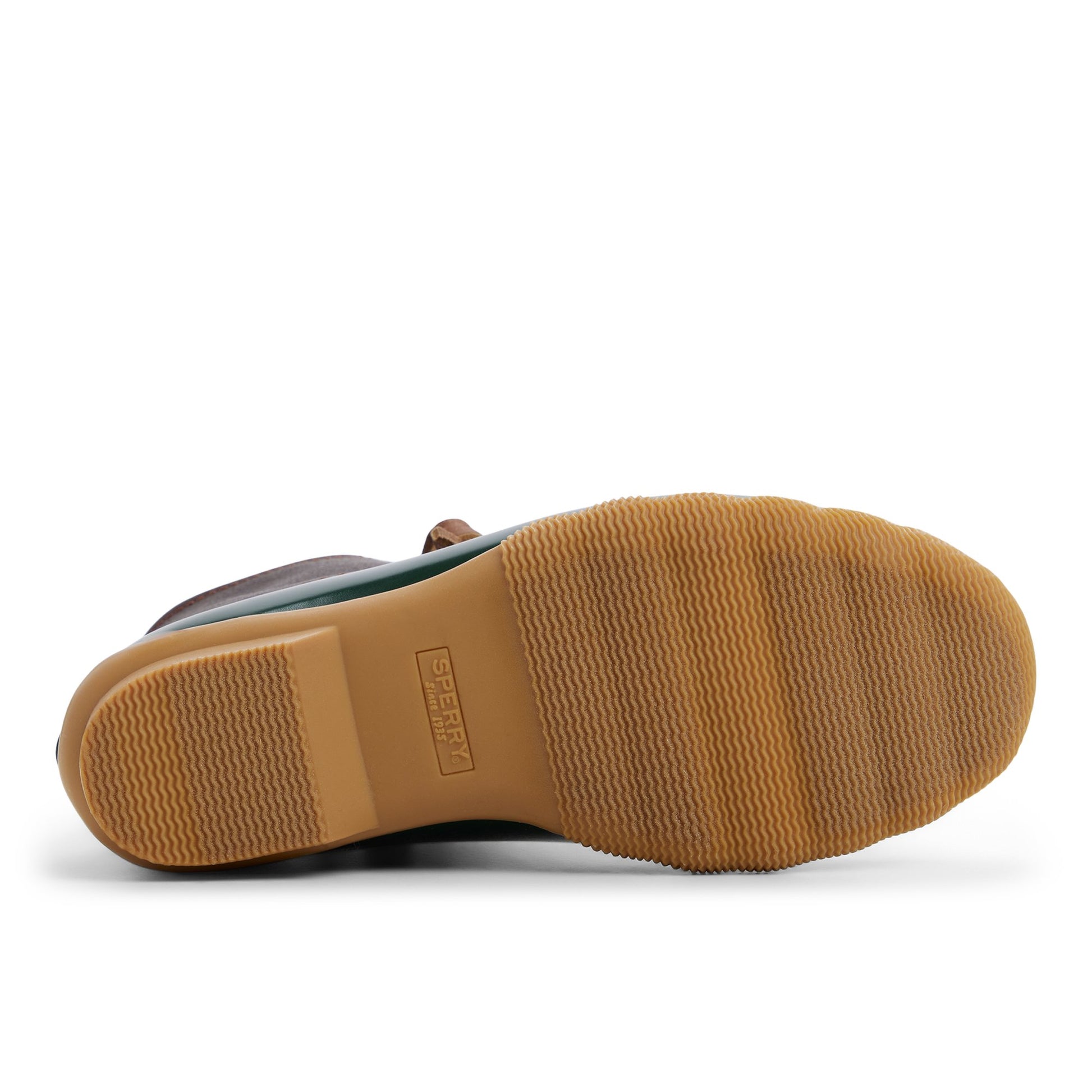 Close-up of the Brown Saltwater™™ Duck Boot Duck Boots