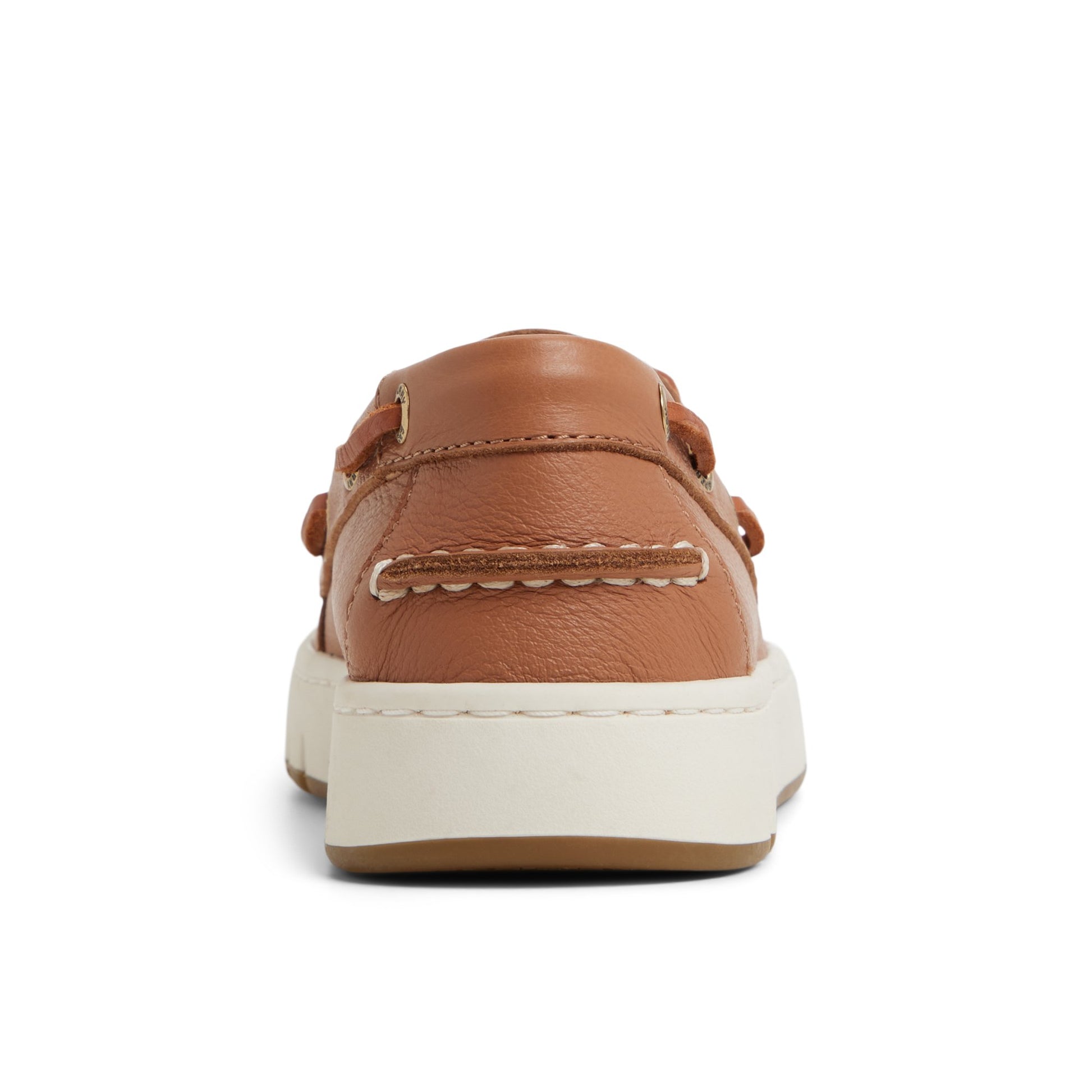 Three-quarter angle of Tan Keely Boat Shoe Boat Shoe's front side