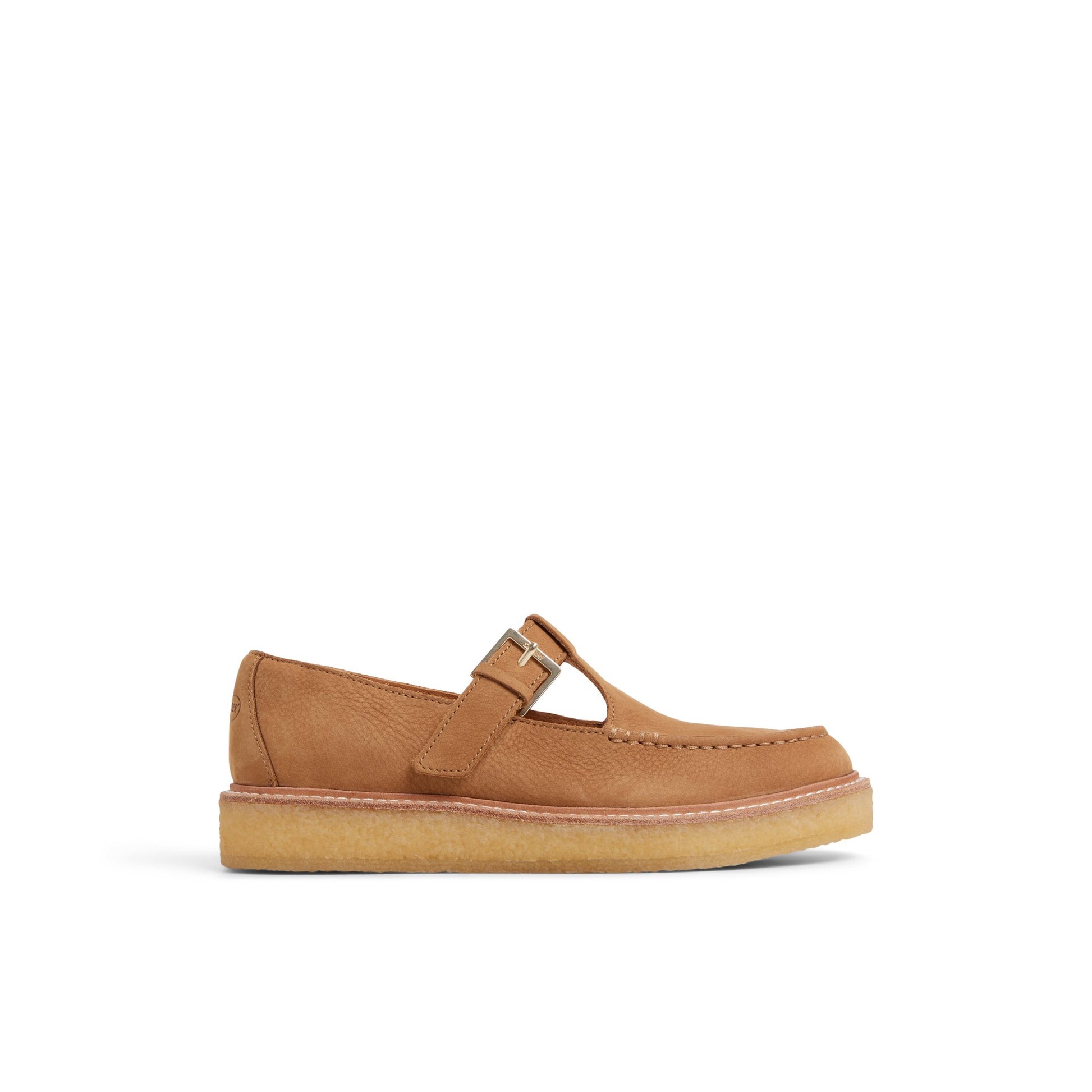 Main View of Linen Multi Captain's Oxford Mary Jane Loafers for Womens