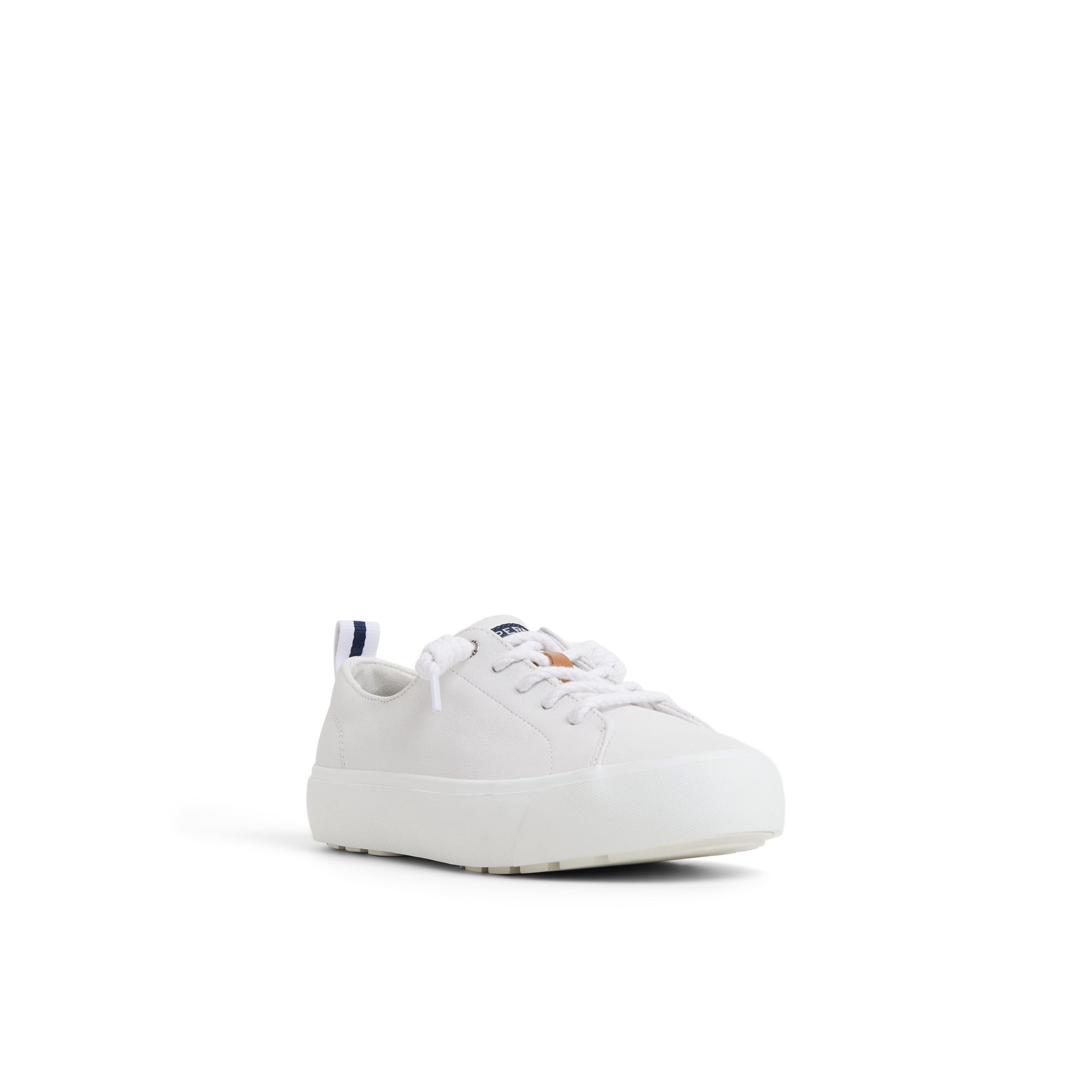 Side view of White Cove Lace to Toe Sneaker Low Top Sneakers