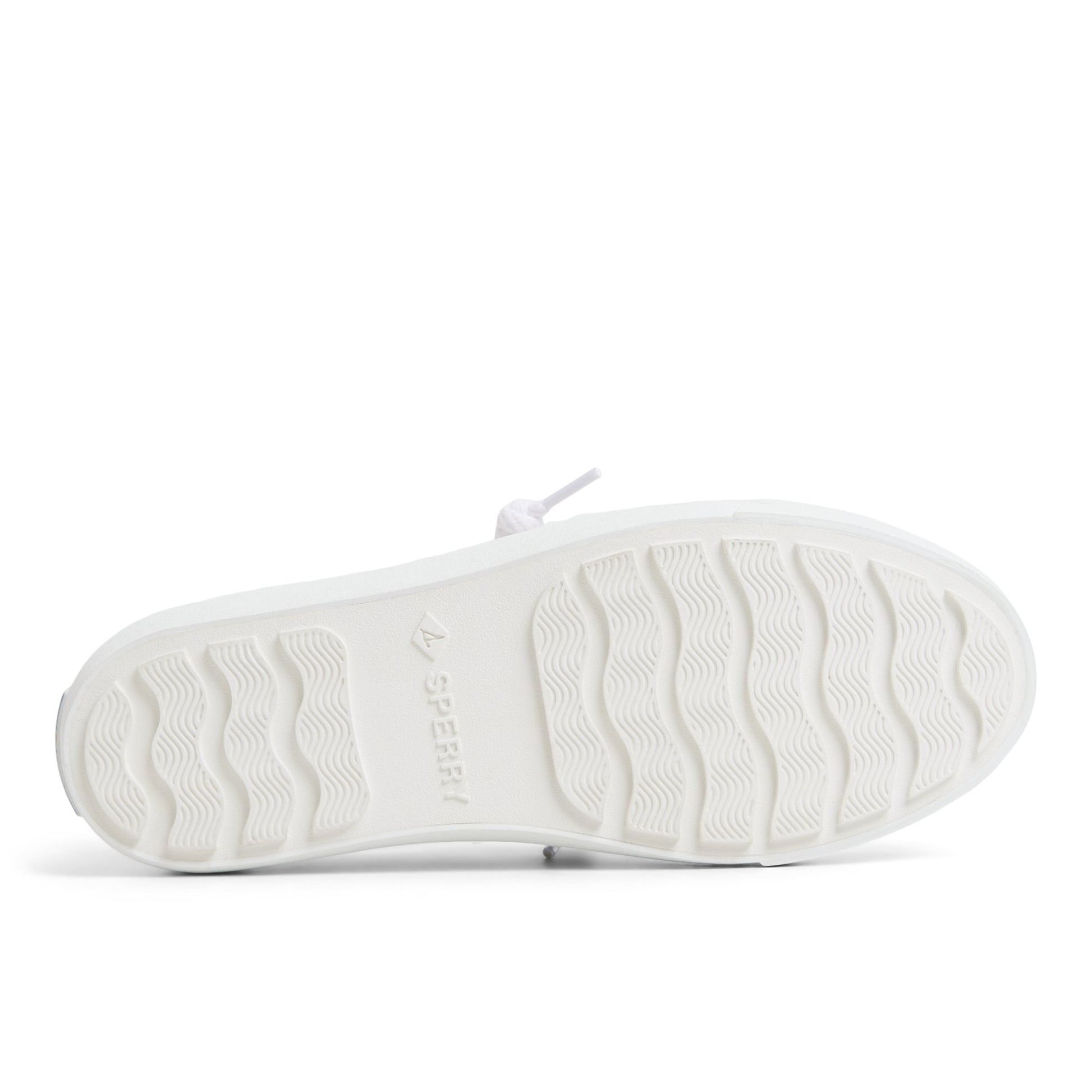 Close-up of the White Cove Lace to Toe Sneaker Low Top Sneakers