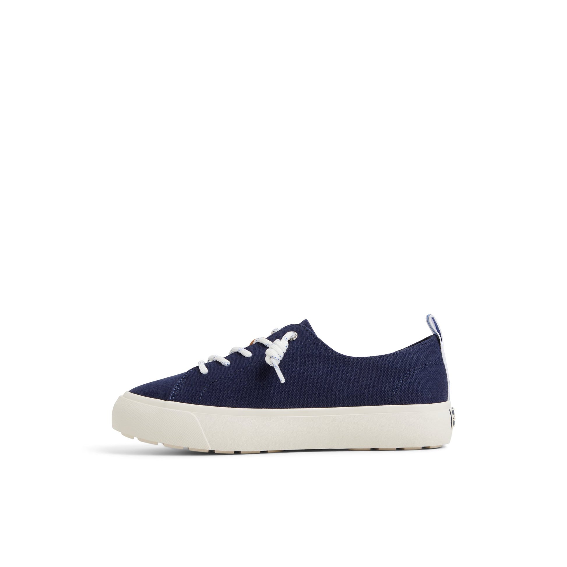 Three-quarter angle of Navy Cove Lace to Toe Sneaker Low Top Sneakers's back side