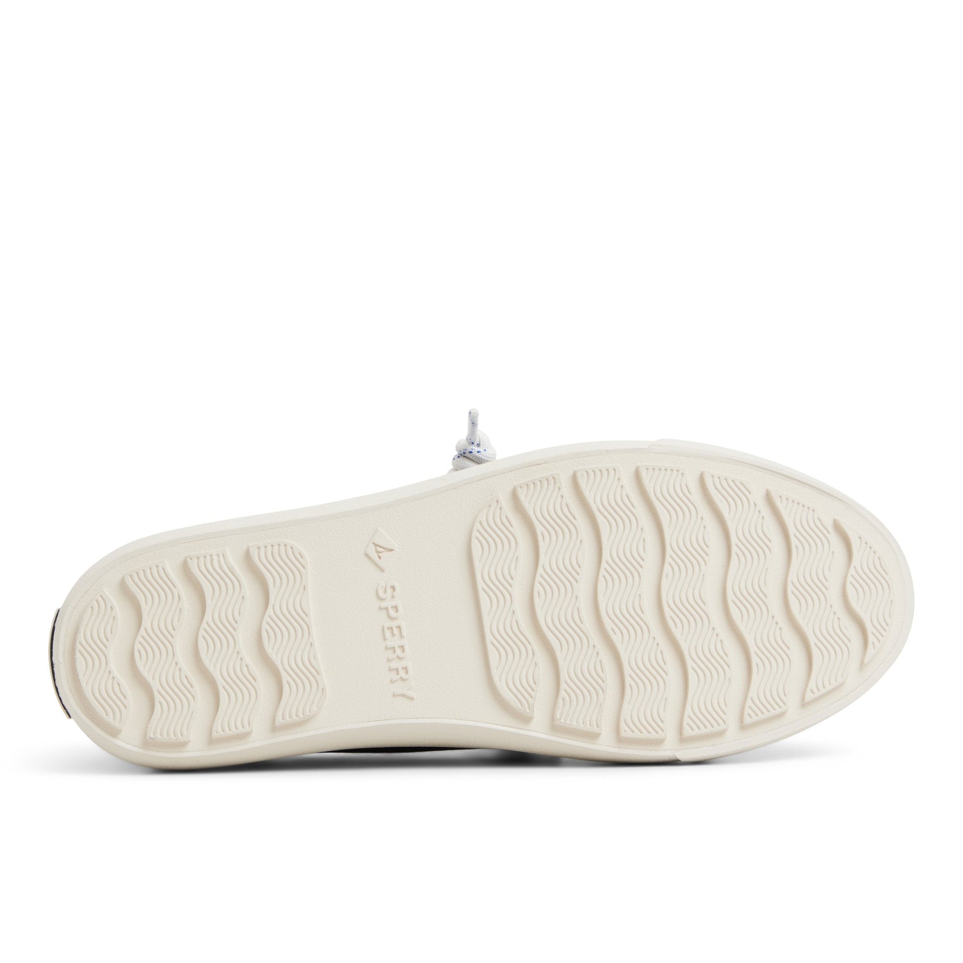 Close-up of the Navy Cove Lace to Toe Sneaker Low Top Sneakers
