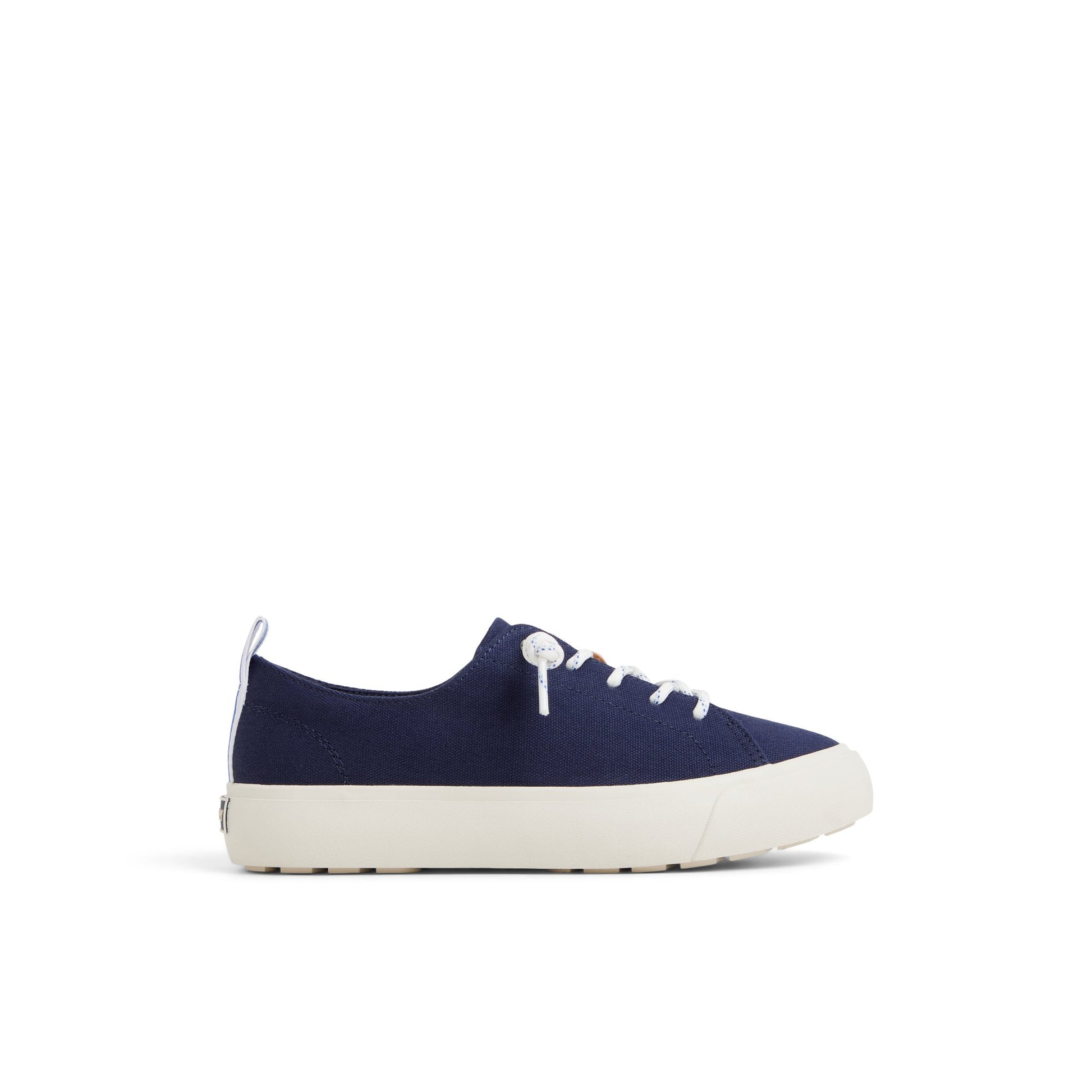 Main View of Navy Cove Lace to Toe Sneaker Low Top Sneakers for Womens