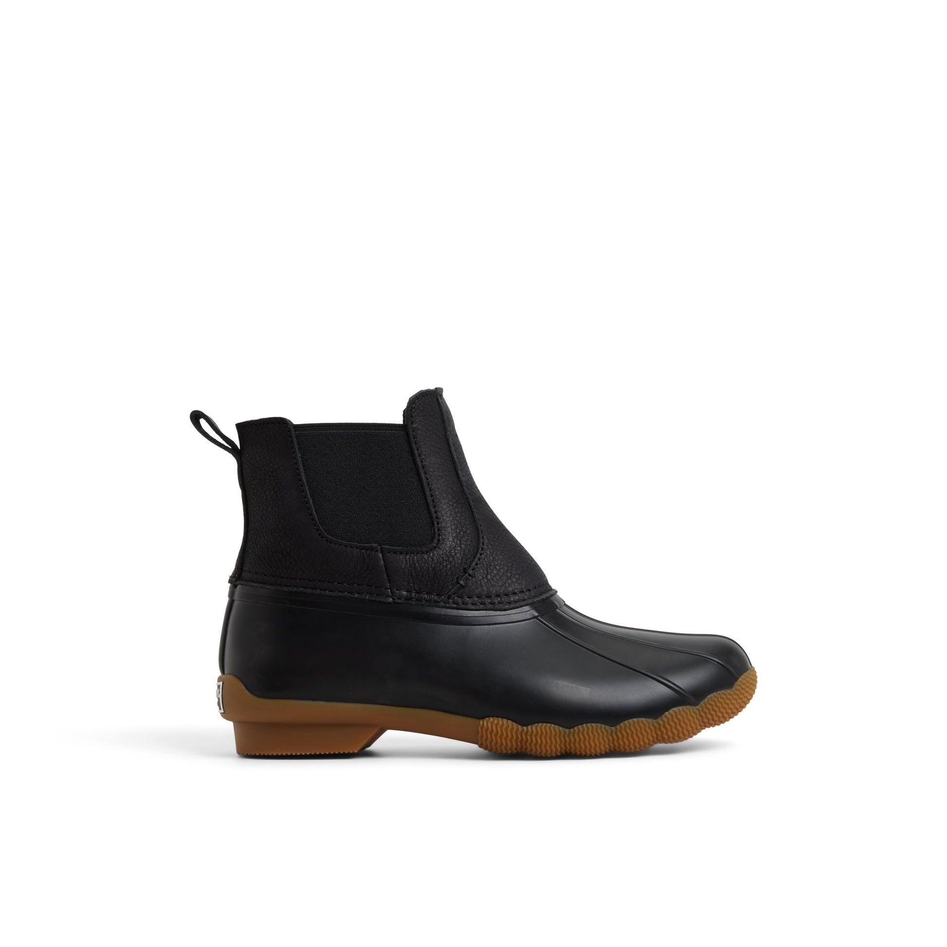 Main View of Black Saltwater™™ Duck Chelsea Boot Duck Boots for Womens