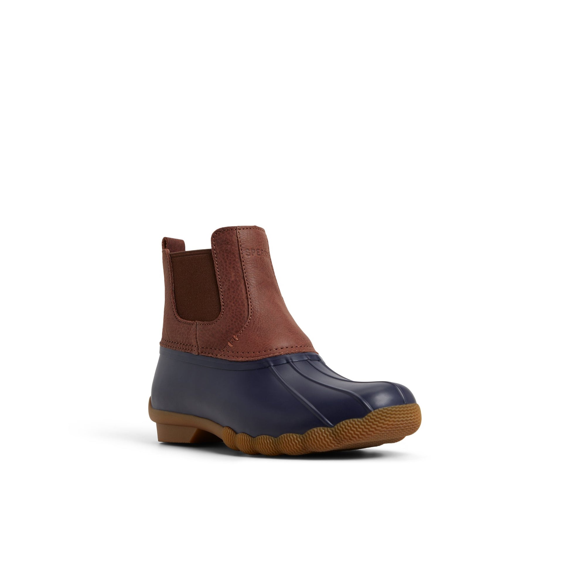 Side view of Brown Saltwater™™ Duck Chelsea Boot Duck Boots