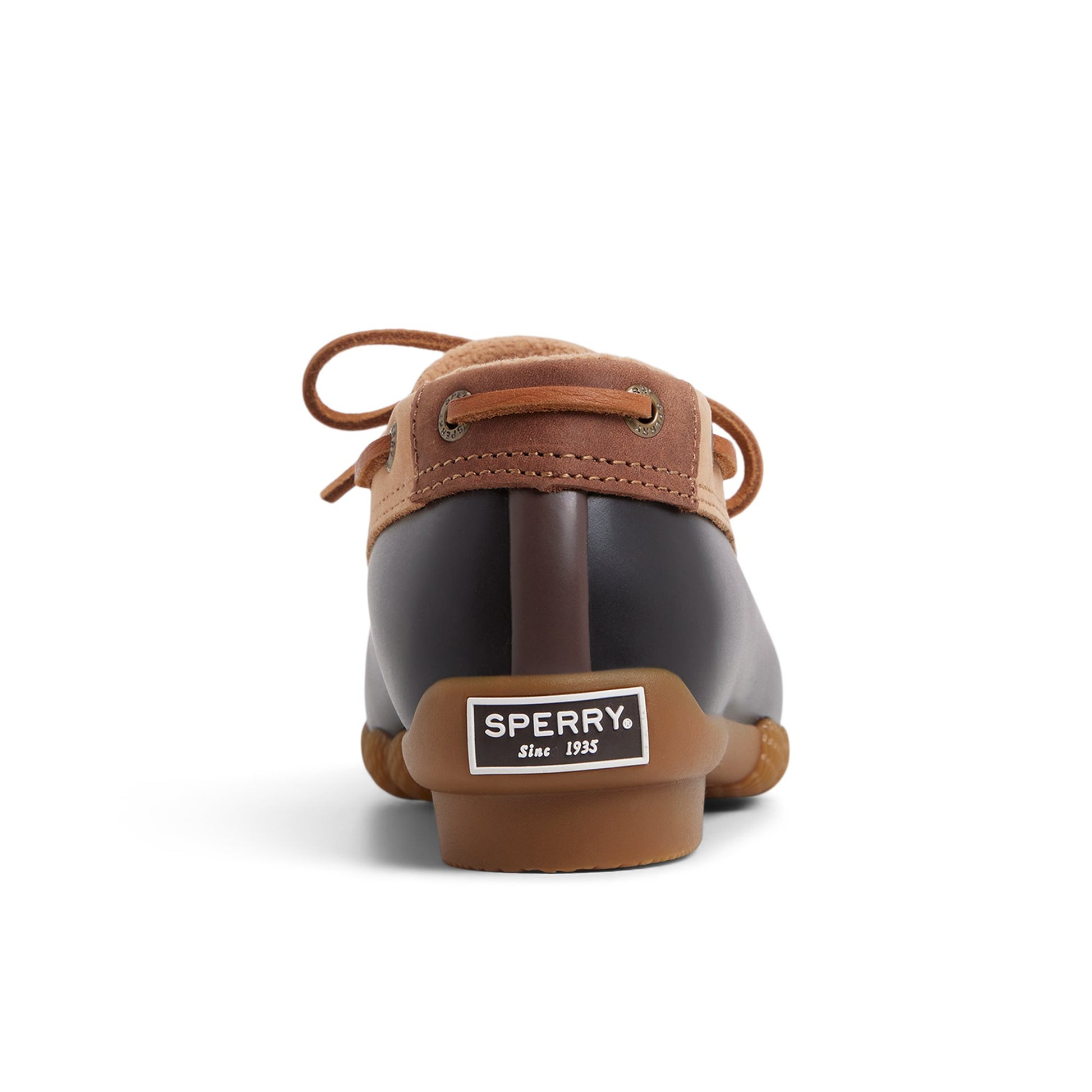 Three-quarter angle of Light brown Saltwater™ 1 Eye Duck Shoe Duck Boots's front side