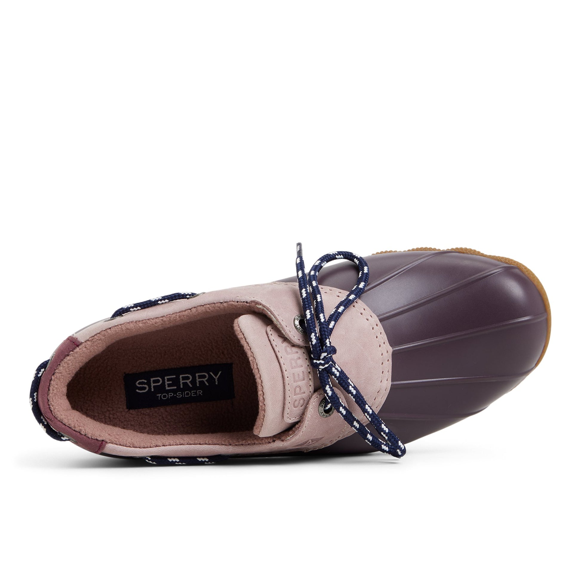 Top-down view of the Prune Saltwater™ 1 Eye Duck Shoe Duck Boots