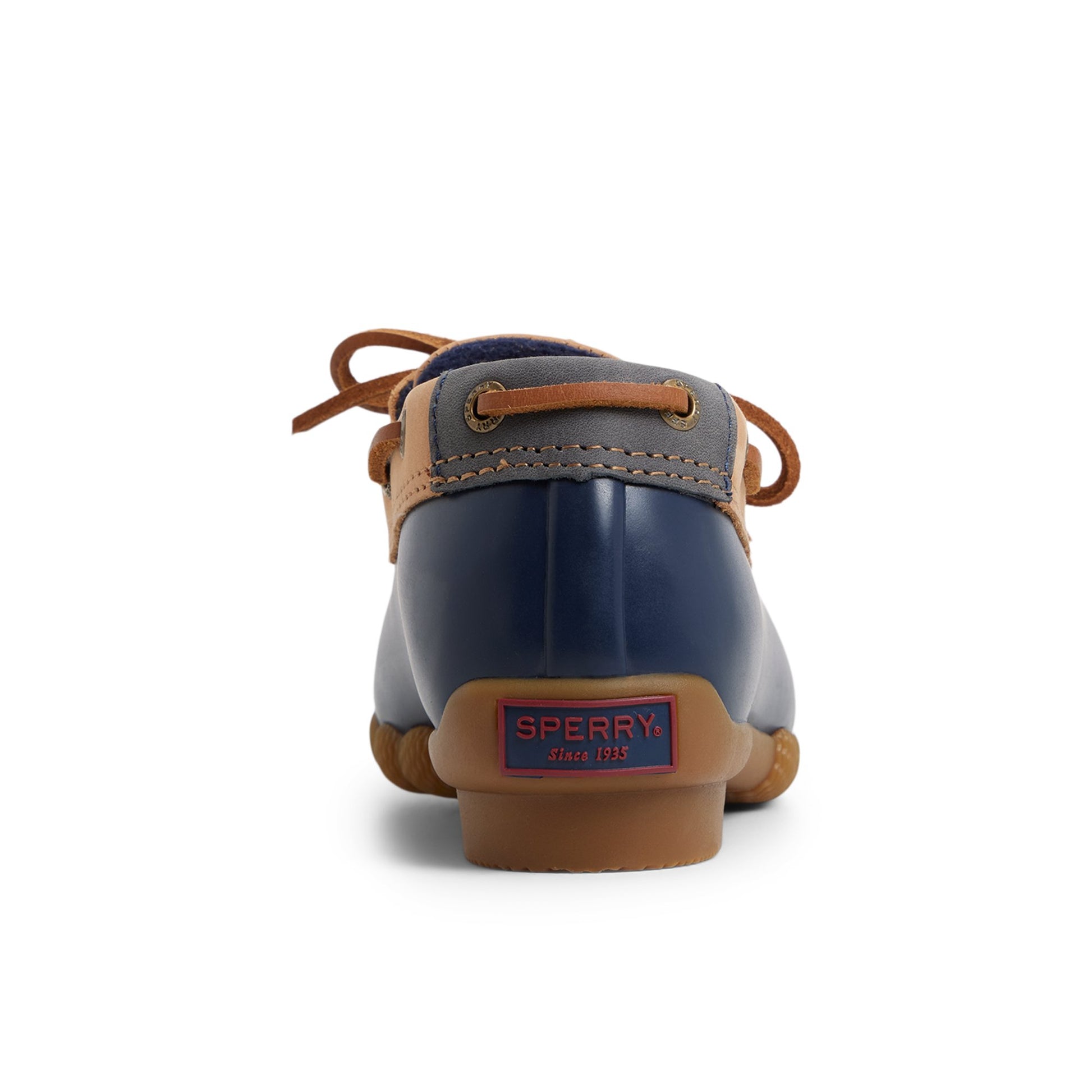 Three-quarter angle of Tan Saltwater™ 1 Eye Duck Shoe Duck Boots's front side