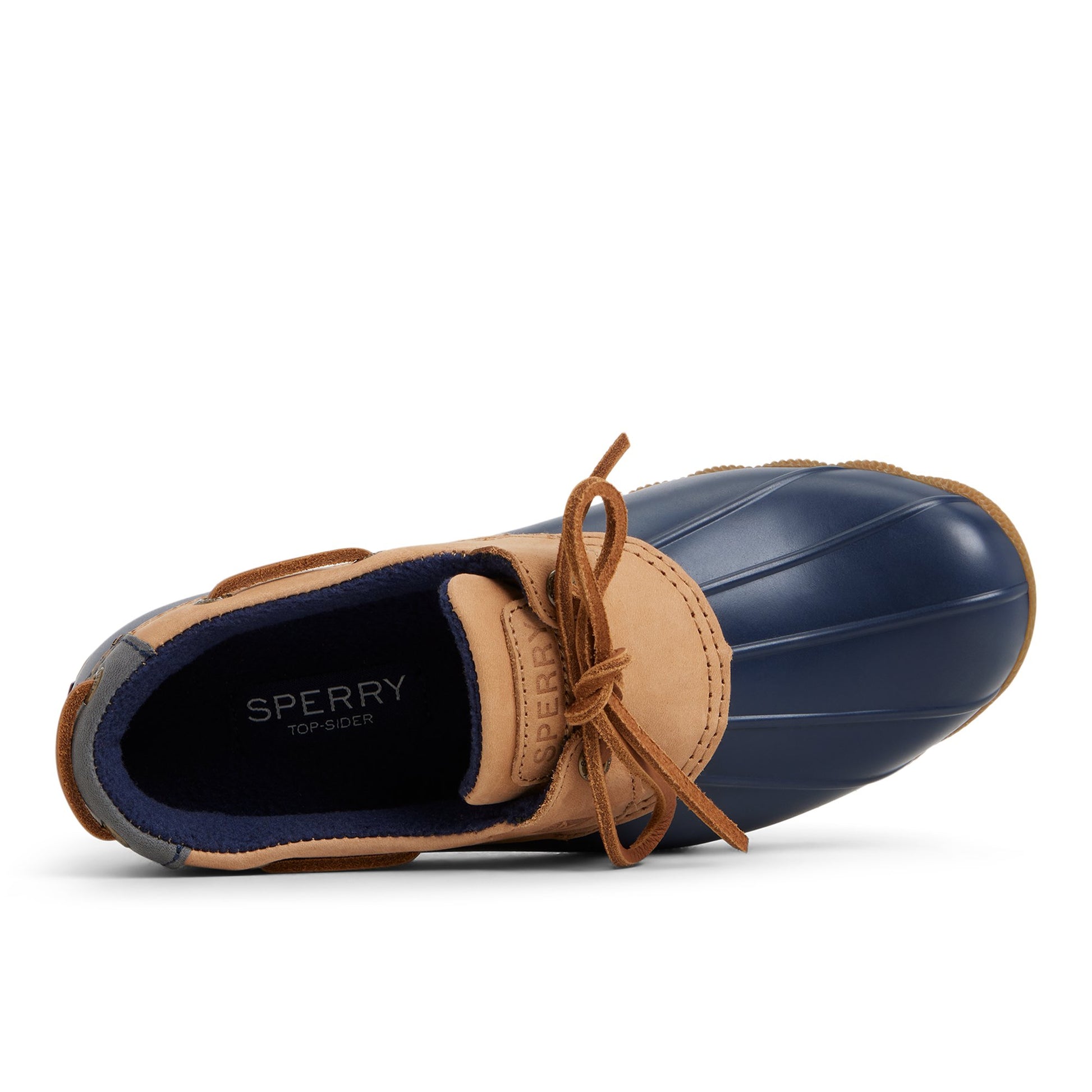 Top-down view of the Tan Saltwater™ 1 Eye Duck Shoe Duck Boots