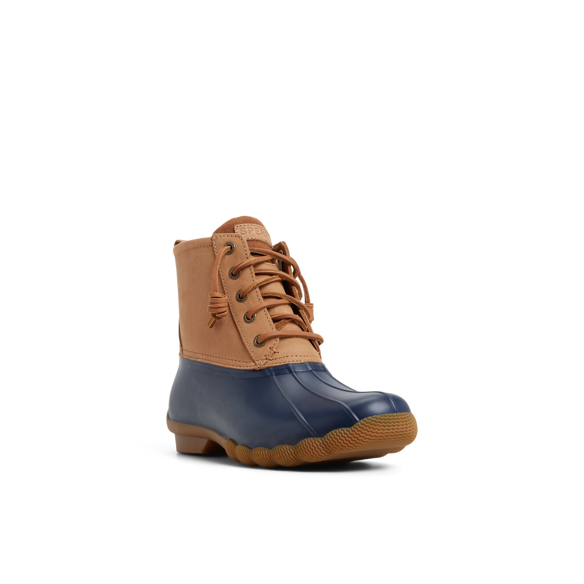 Side view of Navy Saltwater™ Duck Lug Boot Duck Boots