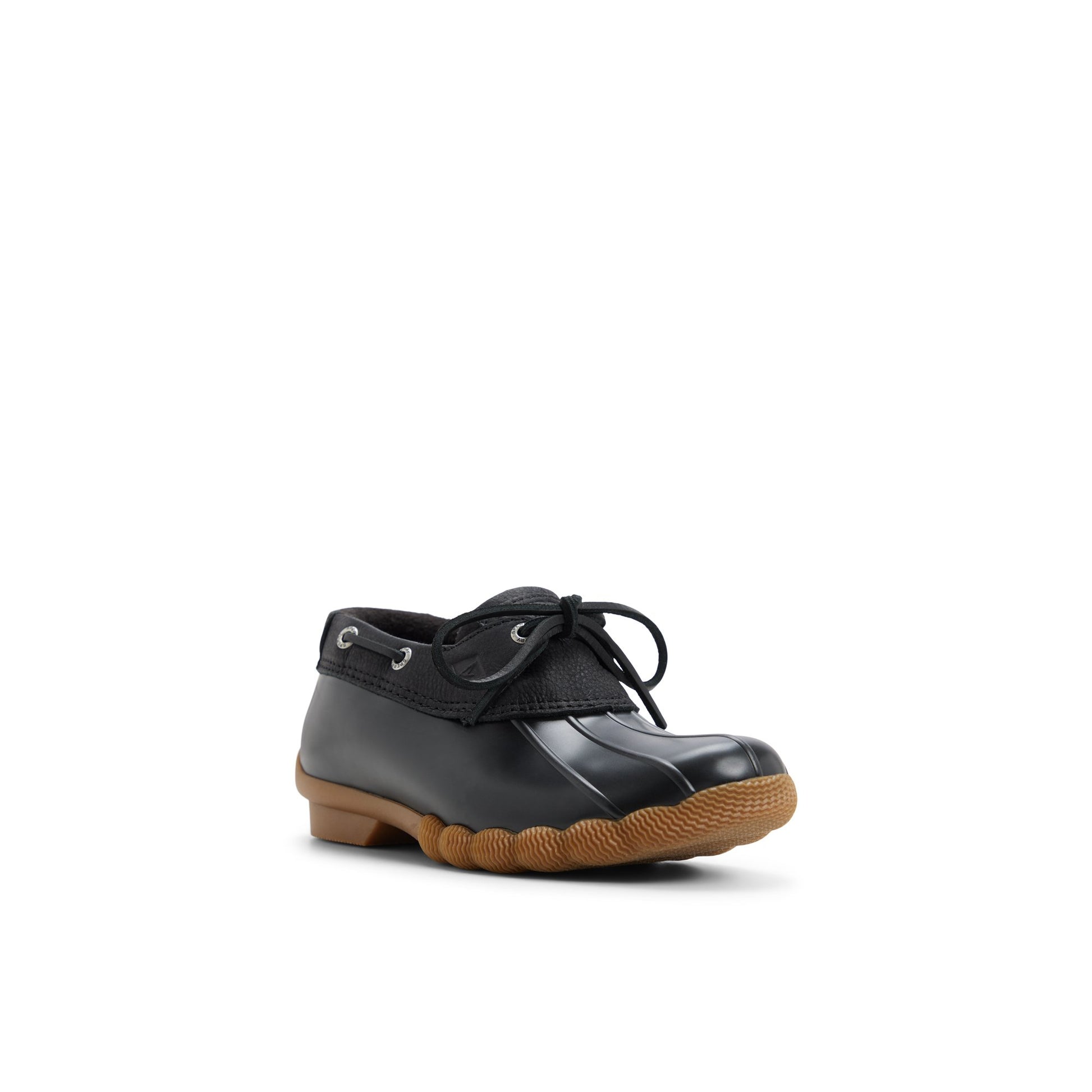 Side view of Black Saltwater™ 1 Eye Duck Shoe Duck Boots