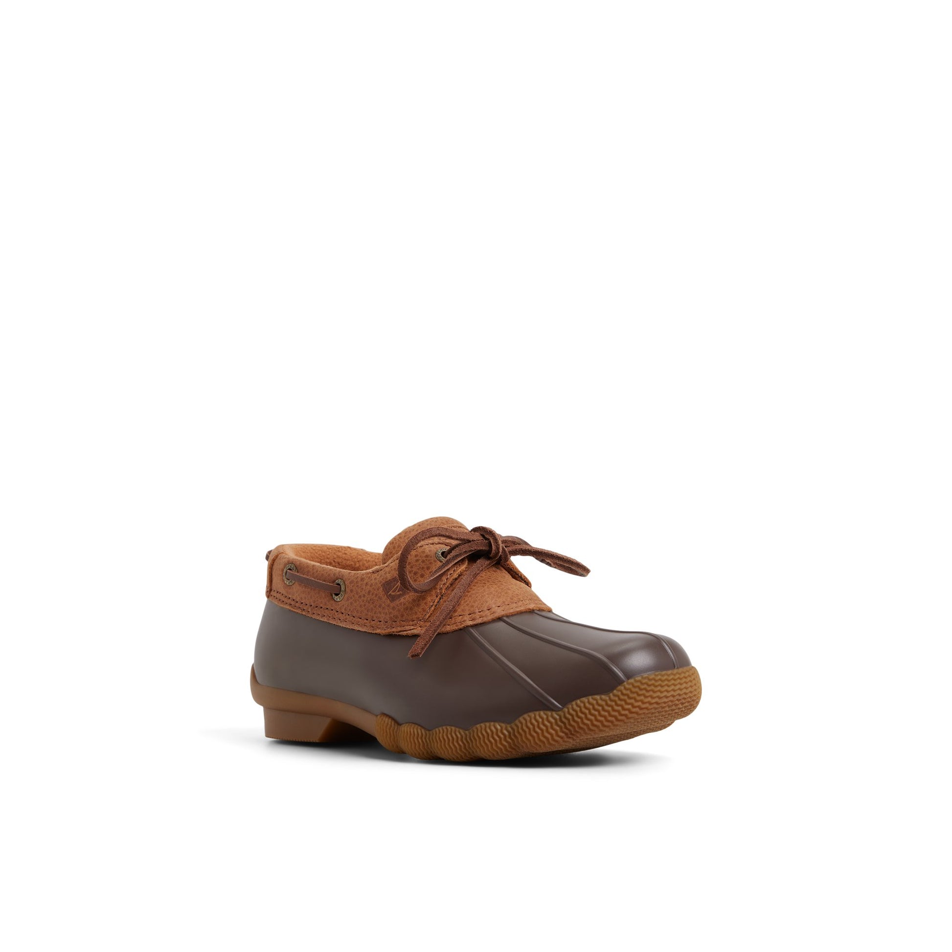 Side view of Medium brown Saltwater™ 1 Eye Duck Shoe Duck Boots